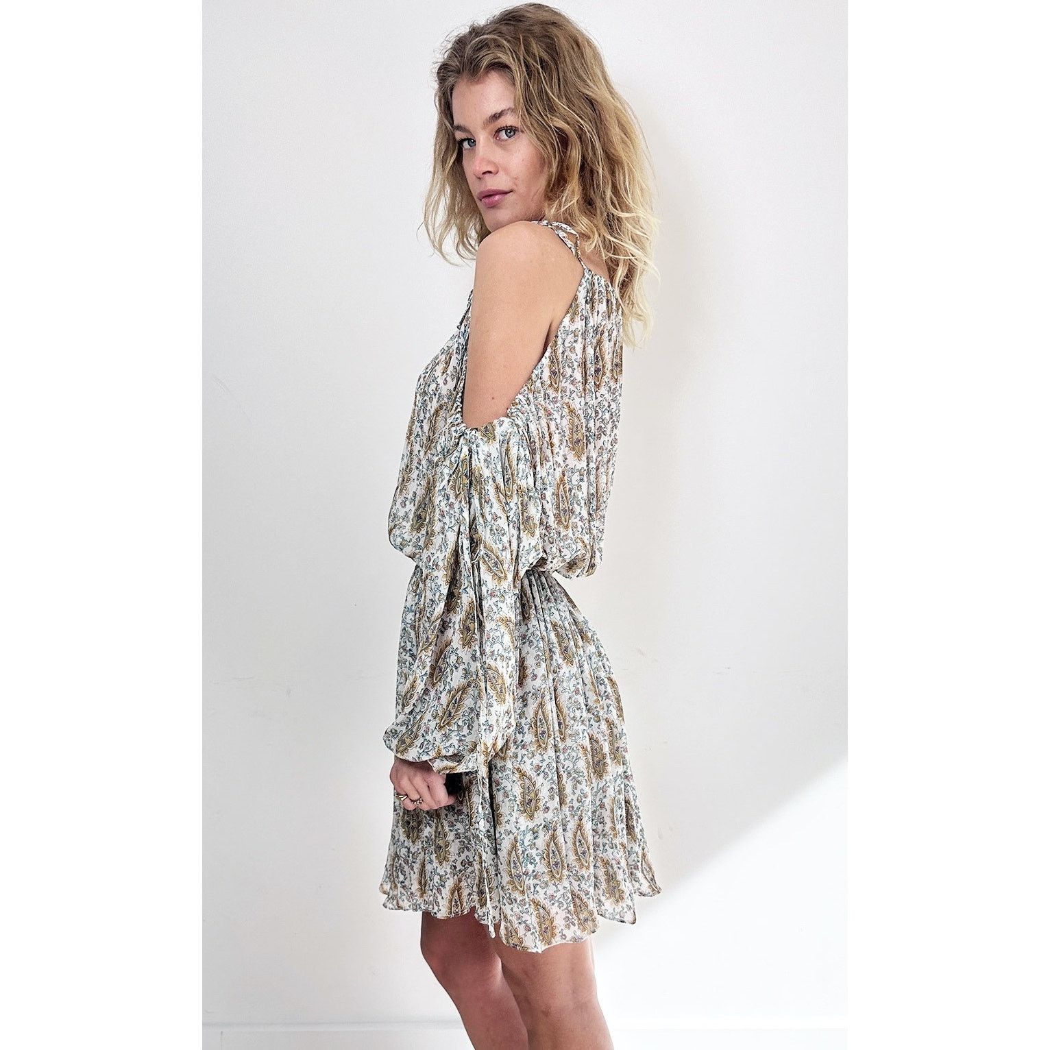 Scanlan Theodore Scanlan Theodore Foulard Mini Dress Size M / US 6-8 / IT 42-44 - 2 Thumbnail