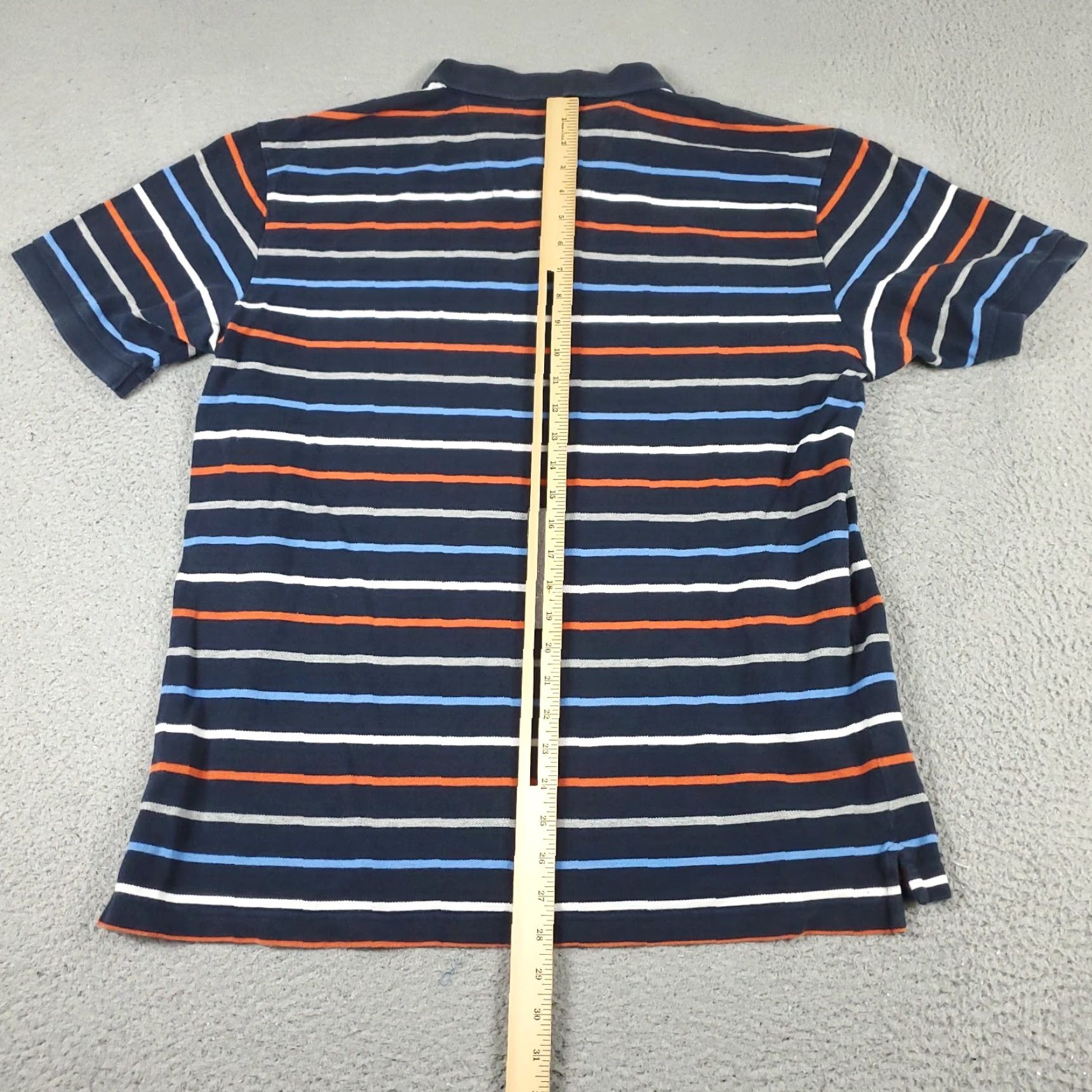 Nautica VINTAGE Nautica Polo Shirt Mens XL Blue Striped Short Sleeve Casual Cotton 90s Classic Mens Size US XL / EU 56 / 4 - 4 Thumbnail
