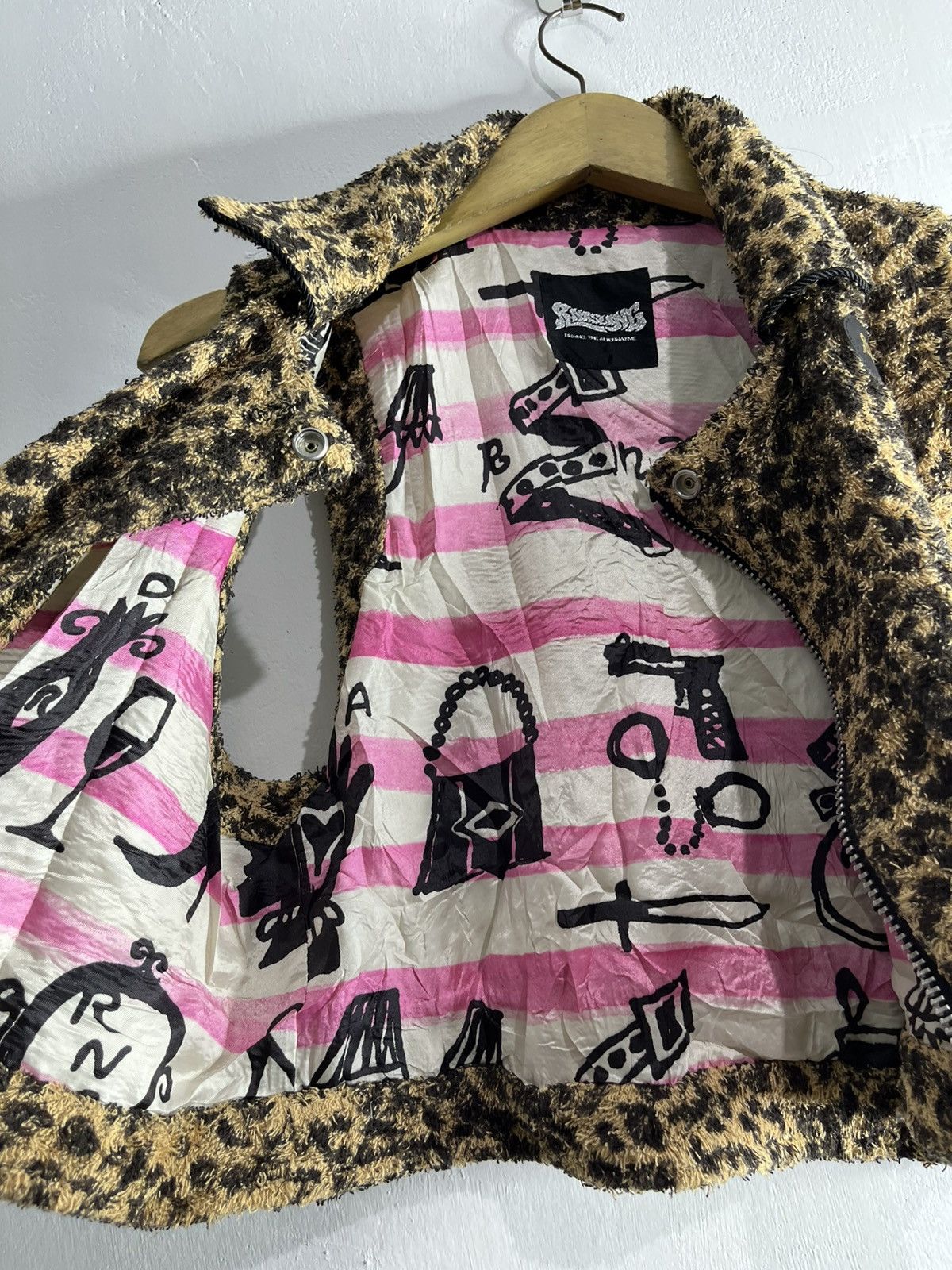 Hysteric Glamour RNA INC leopard seditionaries vest Japanese street fashion Size US M / EU 48-50 / 2 - 5 Thumbnail