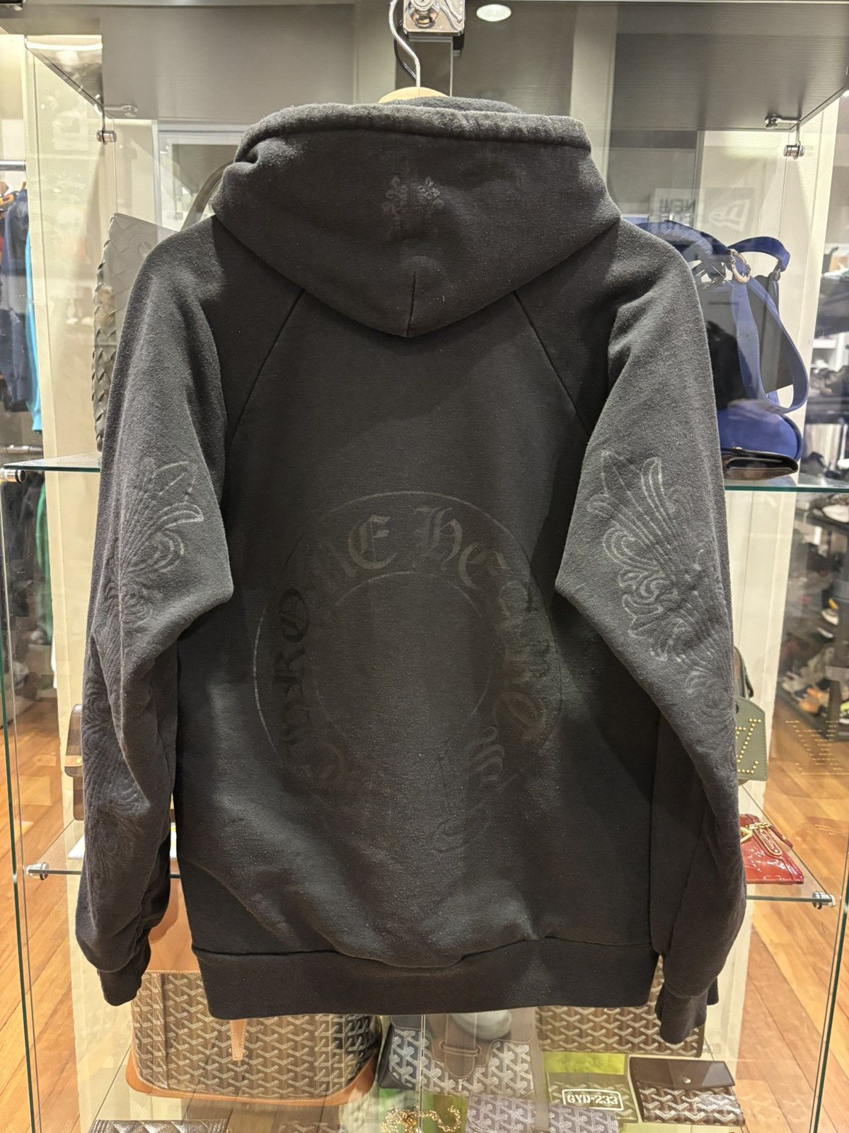 Chrome Hearts Chrome Hearts Thermal Lined Floral Hoodie - Black Size US S / EU 44-46 / 1 - 2 Thumbnail