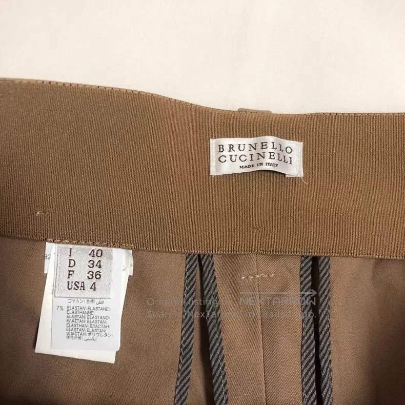 Brunello Cucinelli Brunello Cucinelli Suit Trousers Size 26" / US 2 / IT 38 - 7 Thumbnail