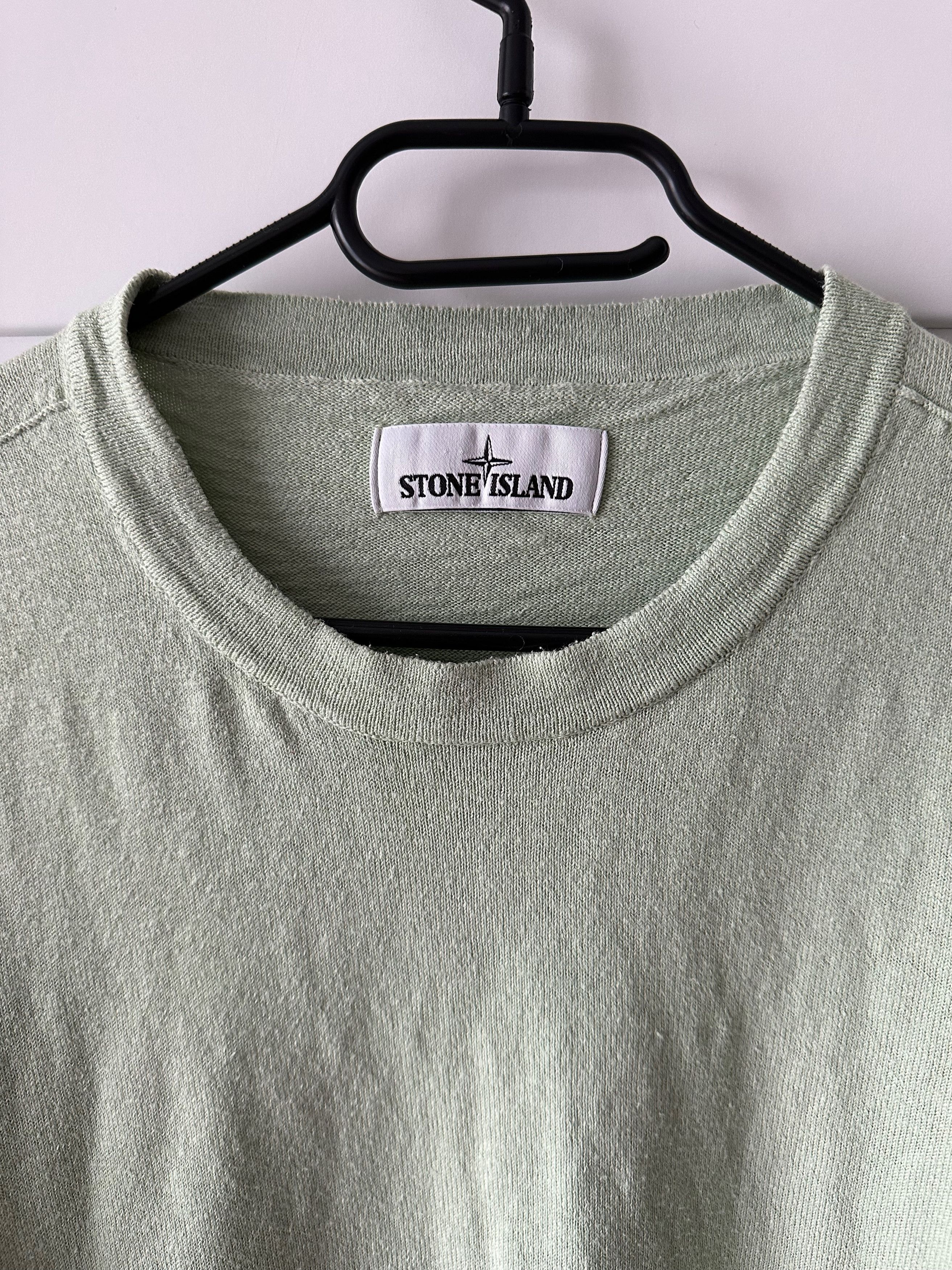 Stone Island Stone Island Light mint crew neck jumper Size US L / EU 52-54 / 3 - 7 Thumbnail