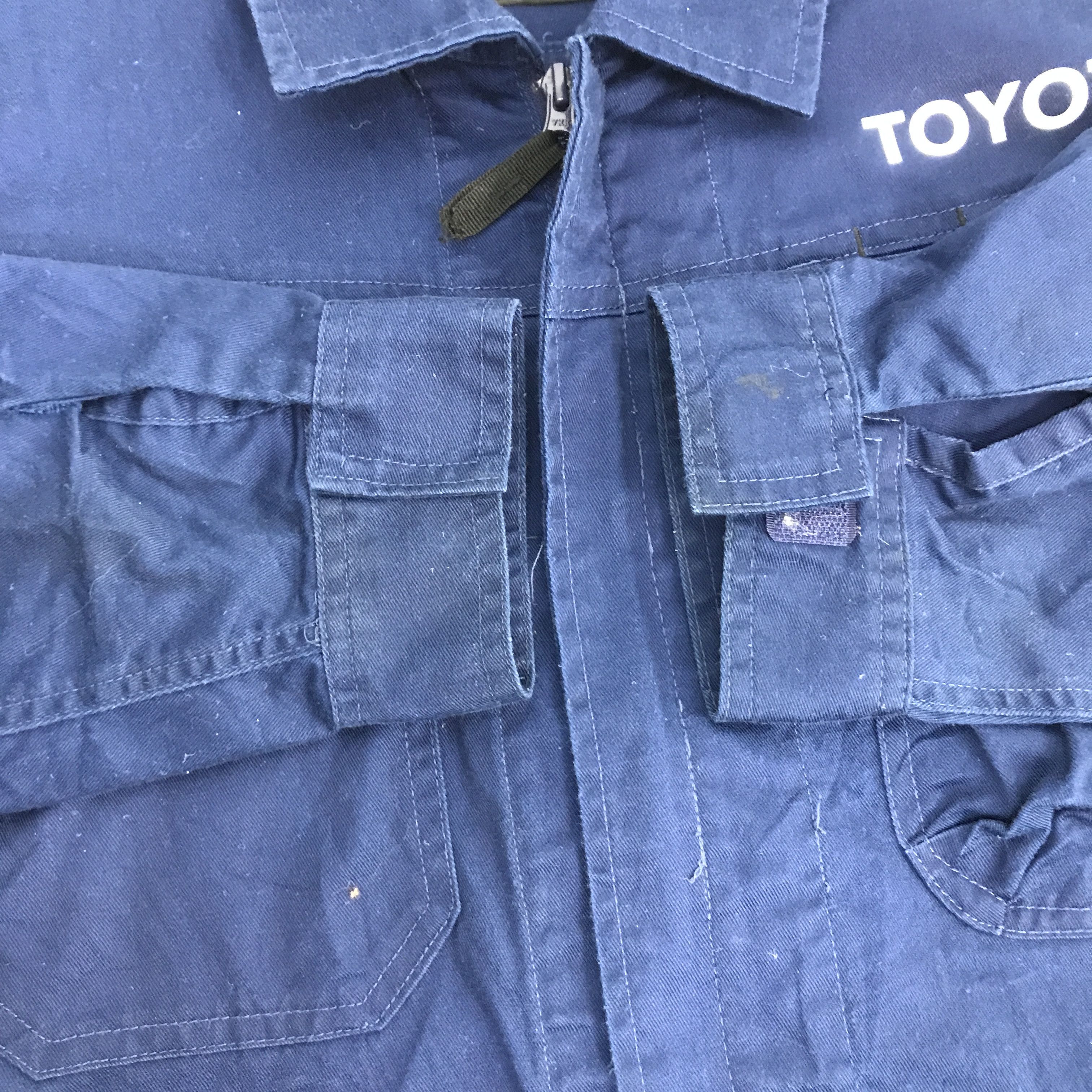 Japanese Brand VTG TOYOTA RACING BLUE CUSTOM COVERALL Size US L / EU 52-54 / 3 - 10 Thumbnail