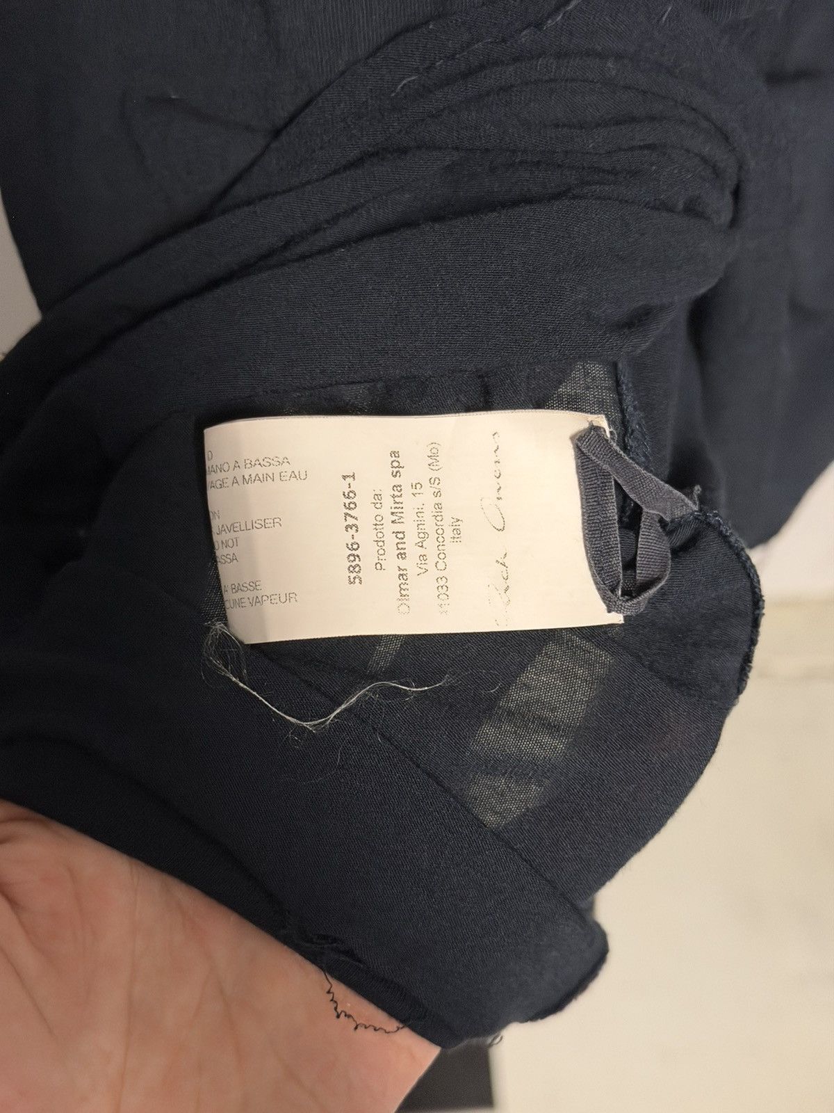 Rick Owens FW15 Distressed Tee Size US M / EU 48-50 / 2 - 4 Thumbnail