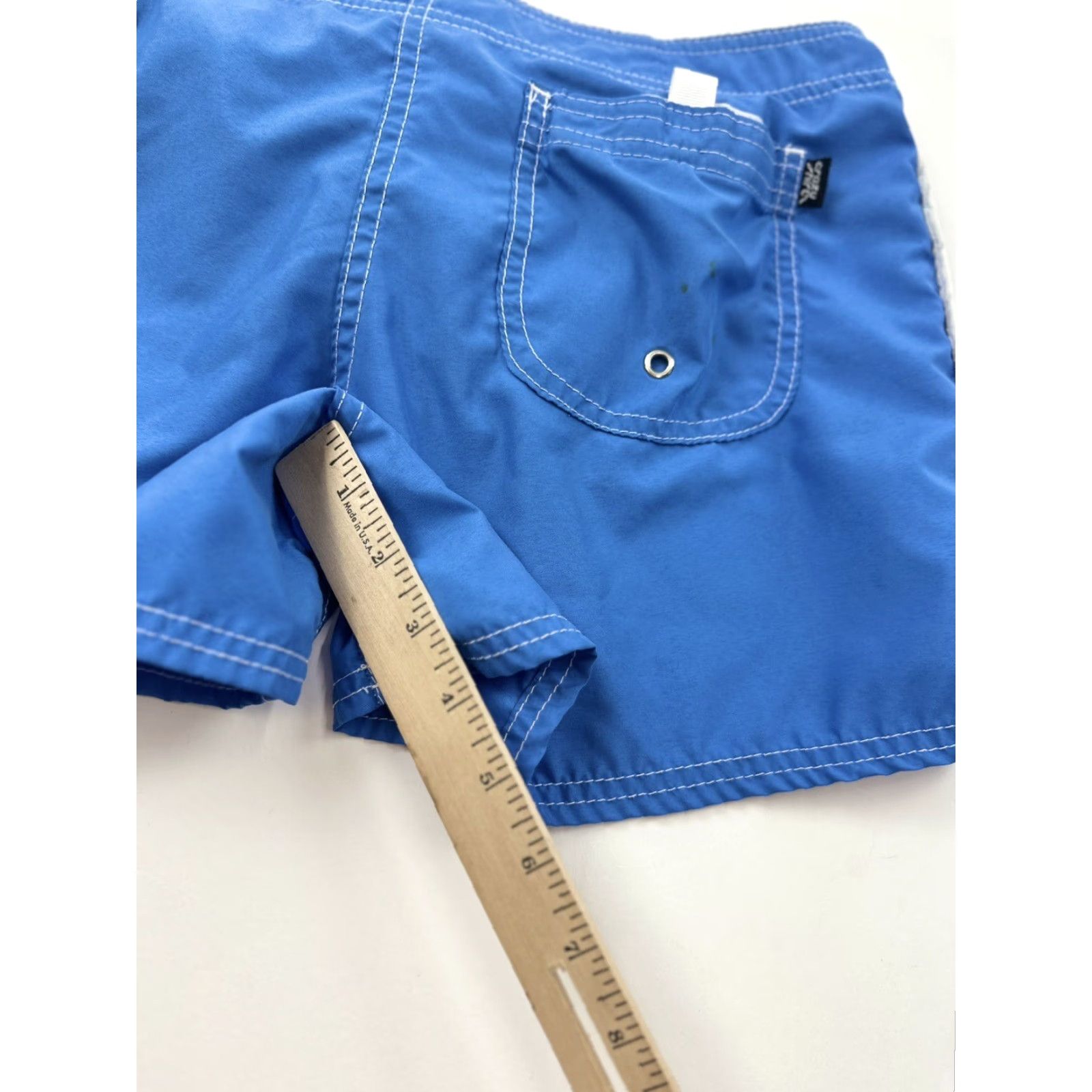 Vintage VINTAGE Crazy Shirt Boardshorts T-Shirt Juniors 7 Women Blue 90s Hawaiian Shirt Girls Size M / US 6-8 / IT 42-44 - 7 Thumbnail