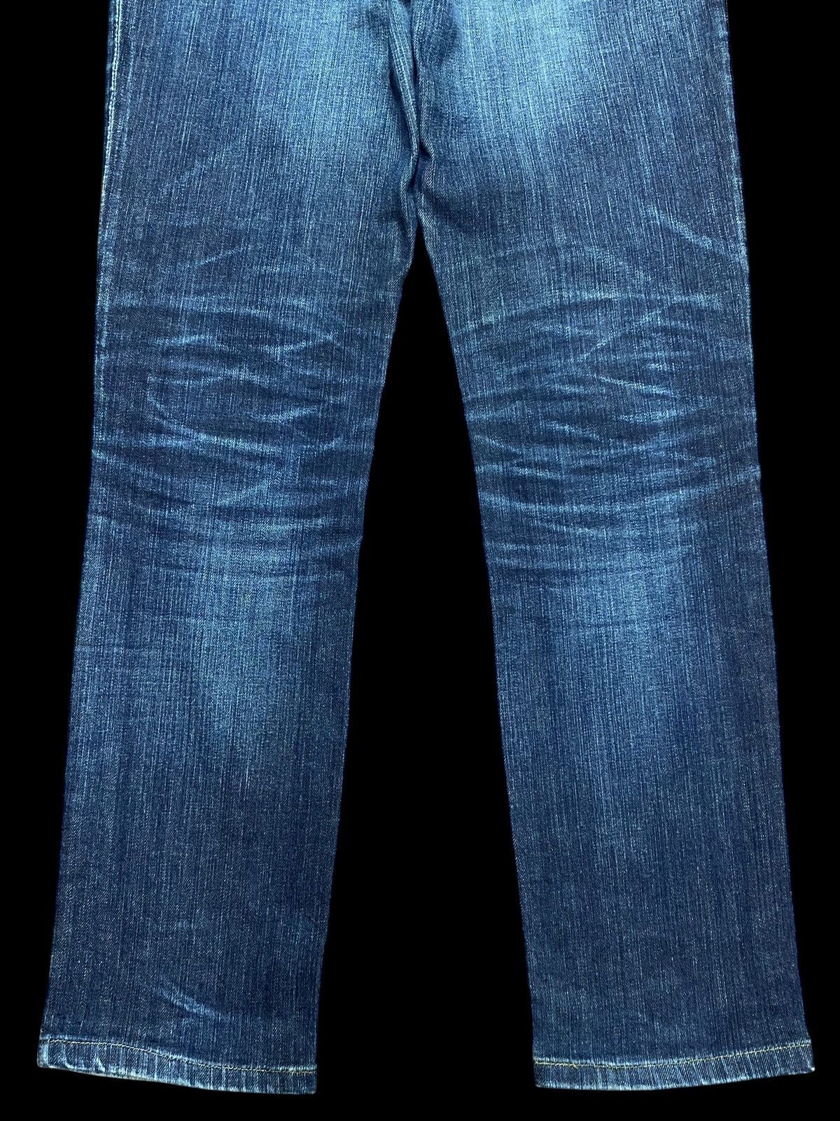 Junya Watanabe Vintage Edwin 503 Japan Blue Wash Distressed Skinny Jeans Size US 30 / EU 46 - 6 Thumbnail