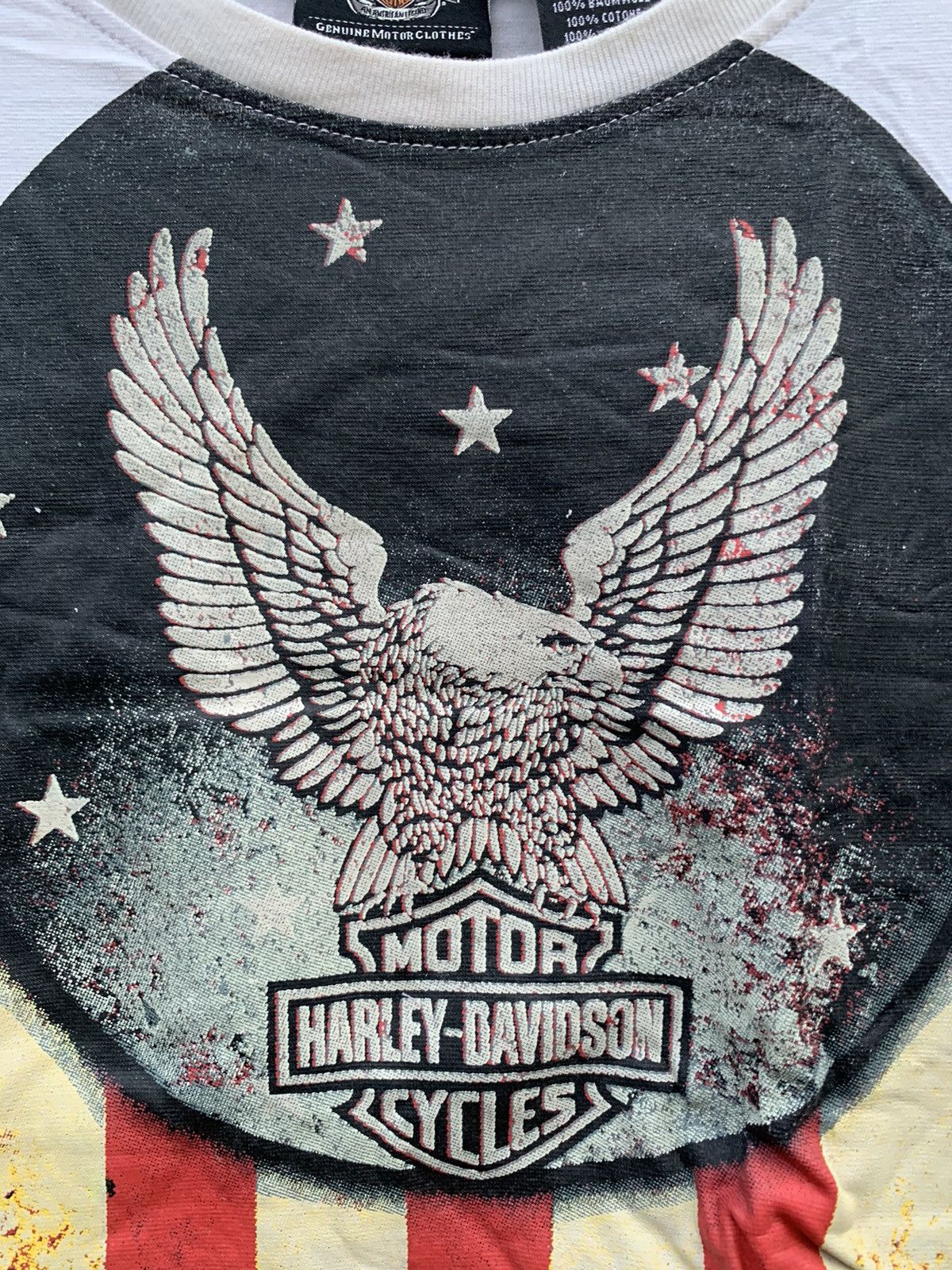 Harley Davidson × Vintage y2k Harley davidson drop tail longsleeve Size US M / EU 48-50 / 2 - 4 Thumbnail