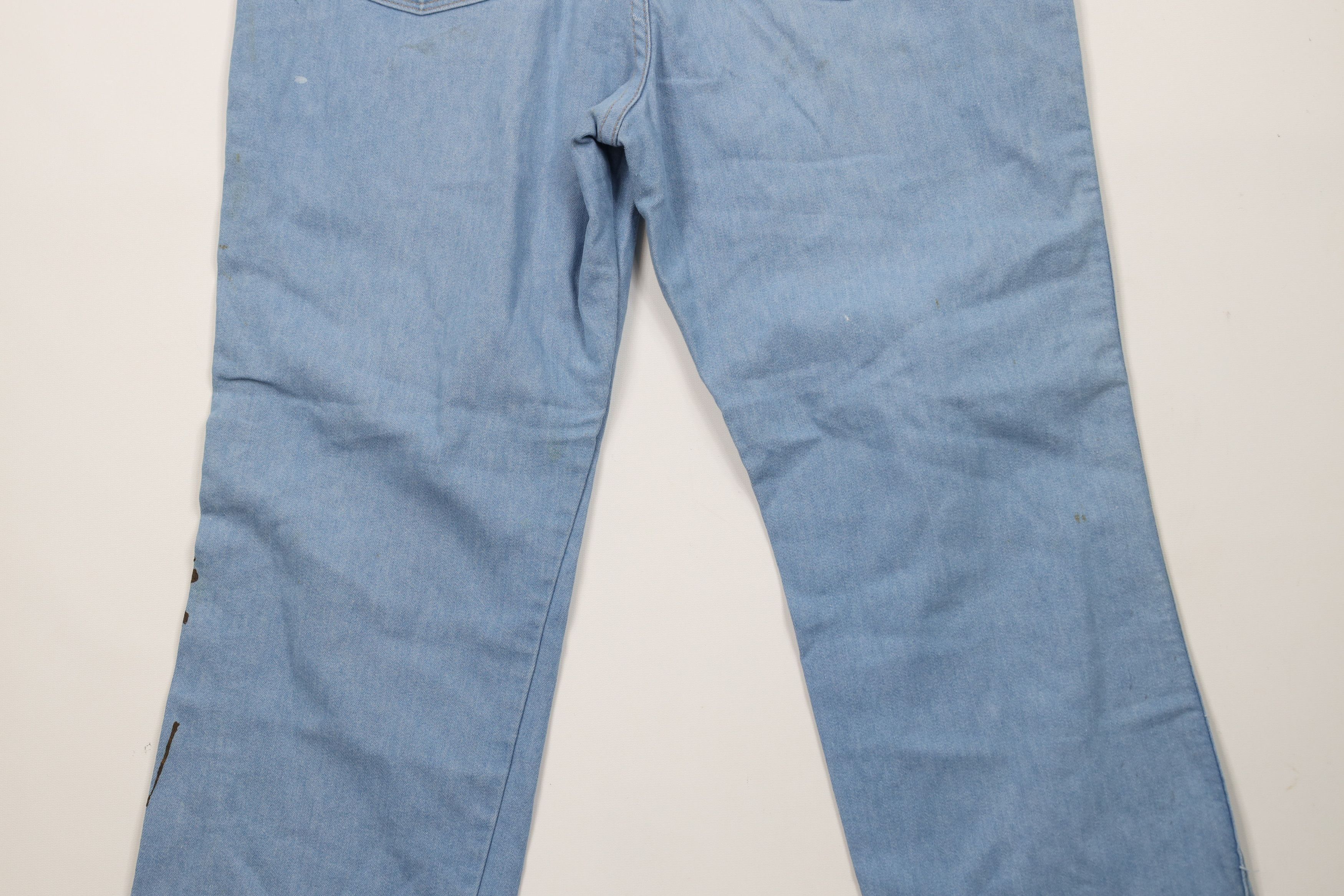 Vintage × Wrangler Vintage 70s 80s Wrangler Wide Leg Denim Jeans Cotton USA Size US 36 / EU 52 - 13 Thumbnail
