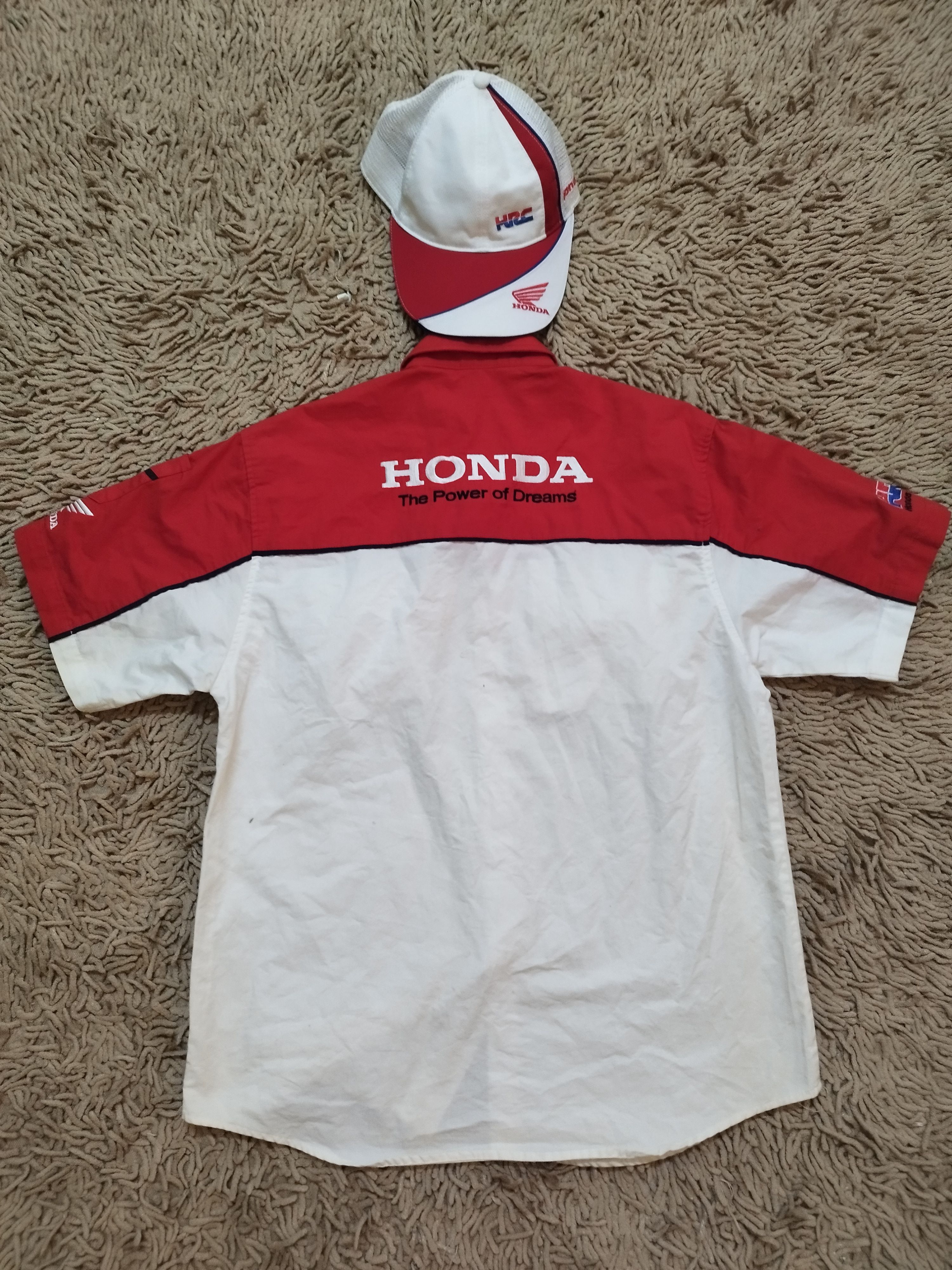 Honda × Japanese Brand Honda HRC Shirt Button Up Honda HRC Cap Size US L / EU 52-54 / 3 - 7 Thumbnail