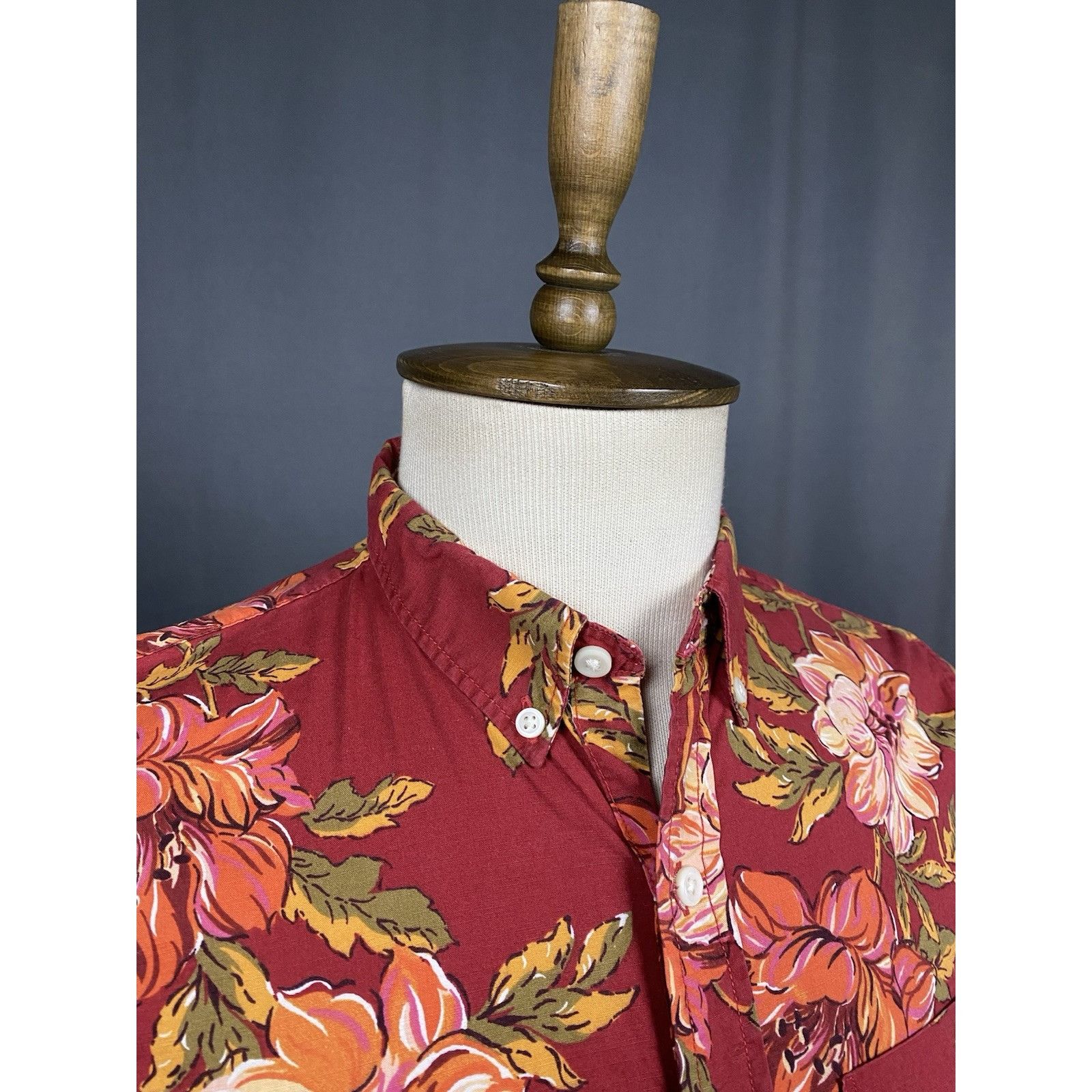 Denim & Supply Ralph Lauren Ralph Lauren Denim&Supply Men's Floral Red Short Sleeve Hawa Size US S / EU 44-46 / 1 - 6 Thumbnail