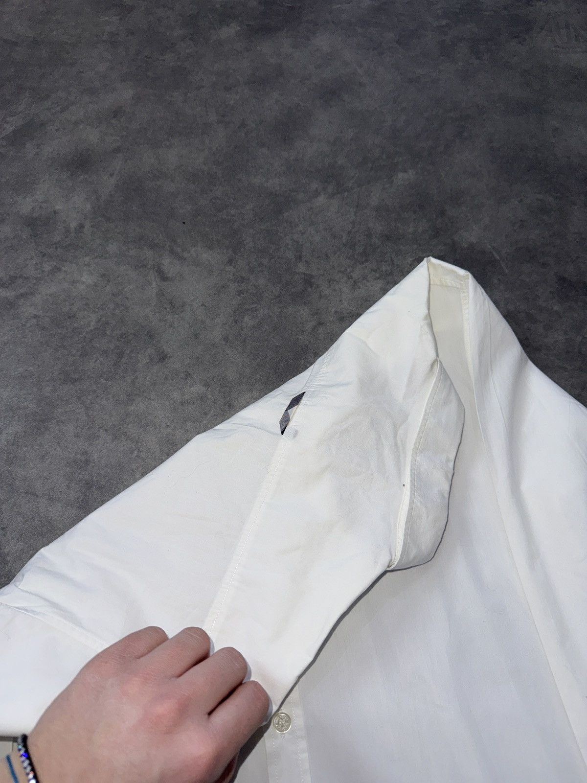 Burberry Burberry nova check white button up shirt Size S / US 4 / IT 40 - 4 Thumbnail