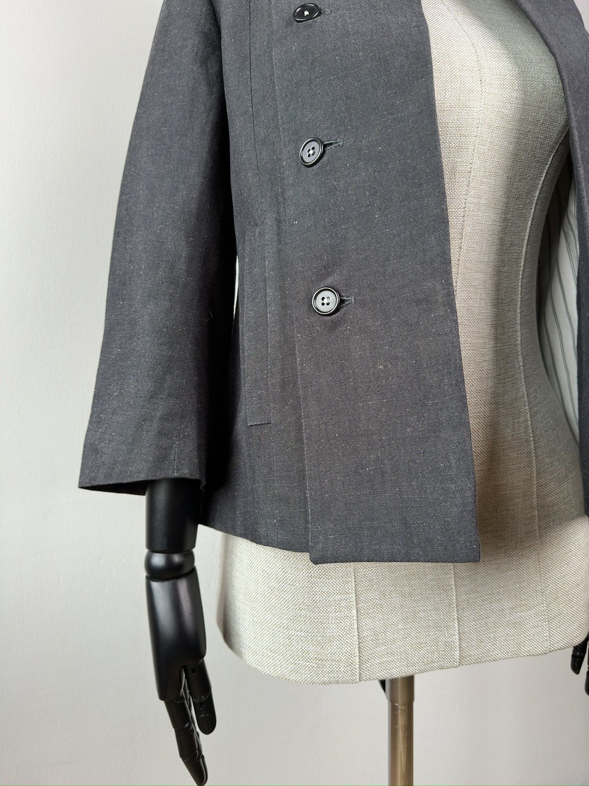 Other TOAST Linen Cotton Grey Double Breasted Blazer Jacket Size M / US 6-8 / IT 42-44 - 6 Thumbnail