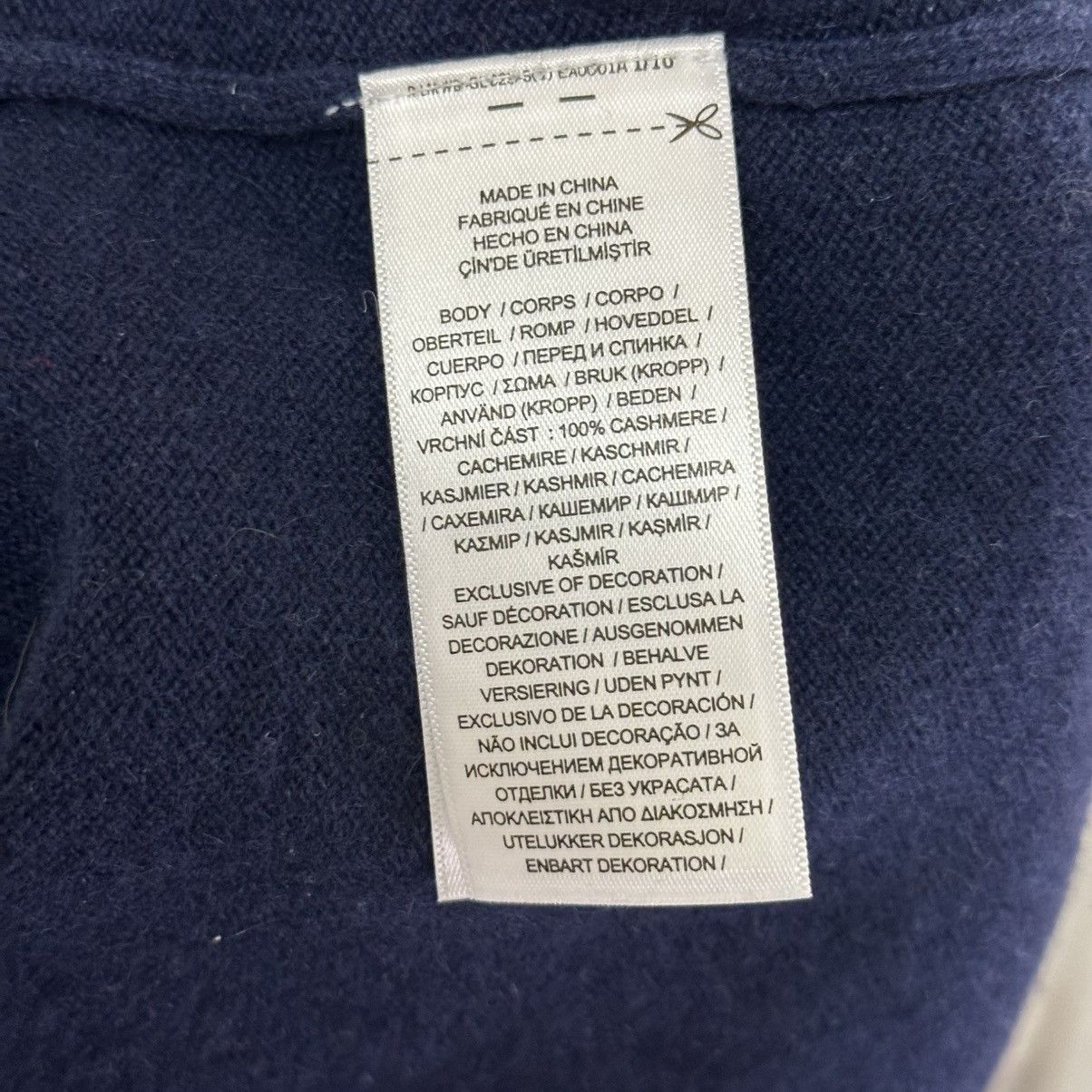 RLX Ralph Lauren Ralph Lauren RLX Cashmere Blue Sweater Golf Hoodie L Size US L / EU 52-54 / 3 - 6 Thumbnail