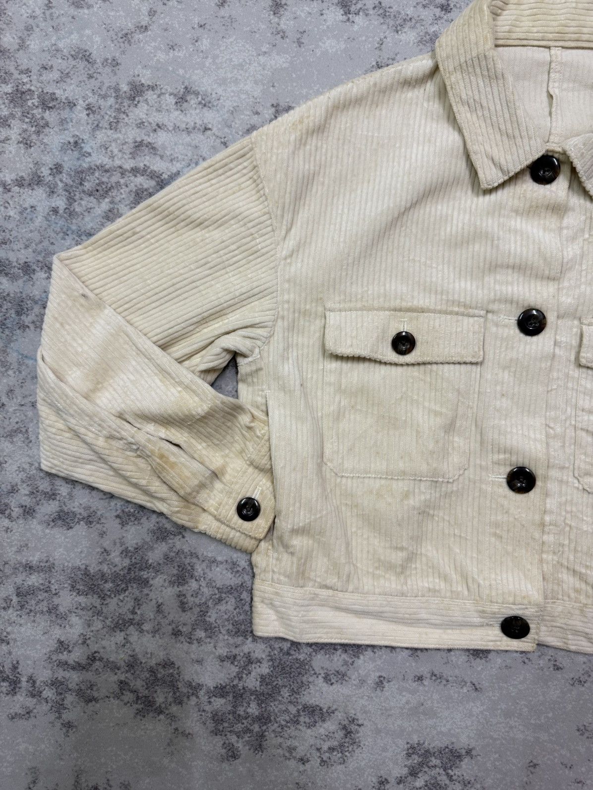 GU Gu button up croped top cudroy jacket Size S / US 4 / IT 40 - 4 Thumbnail