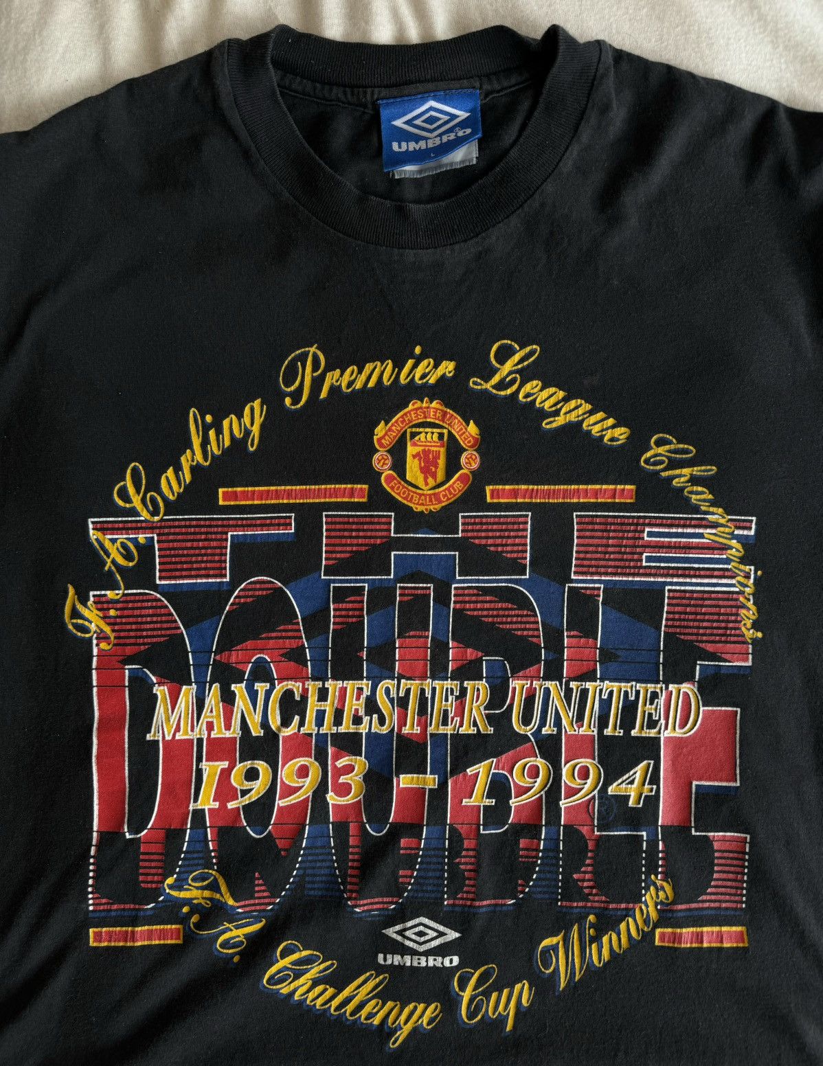 Umbro Vintage 1994 Umbro Manchester United Tee Size US L / EU 52-54 / 3 - 2 Thumbnail
