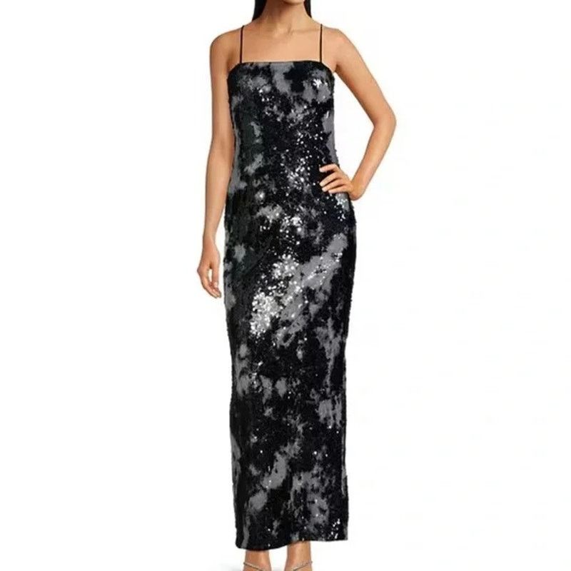 Marchesa Muse Marchesa Geranium Sequin Strapless Sheath Ombre Gown Size M / US 6-8 / IT 42-44 - 1 Thumbnail