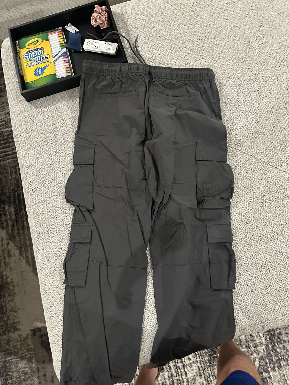 Pacsun GRAY ADJUSTABLE PACSUN CARGO JOGGERS Size US 36 / EU 52 - 1 Thumbnail