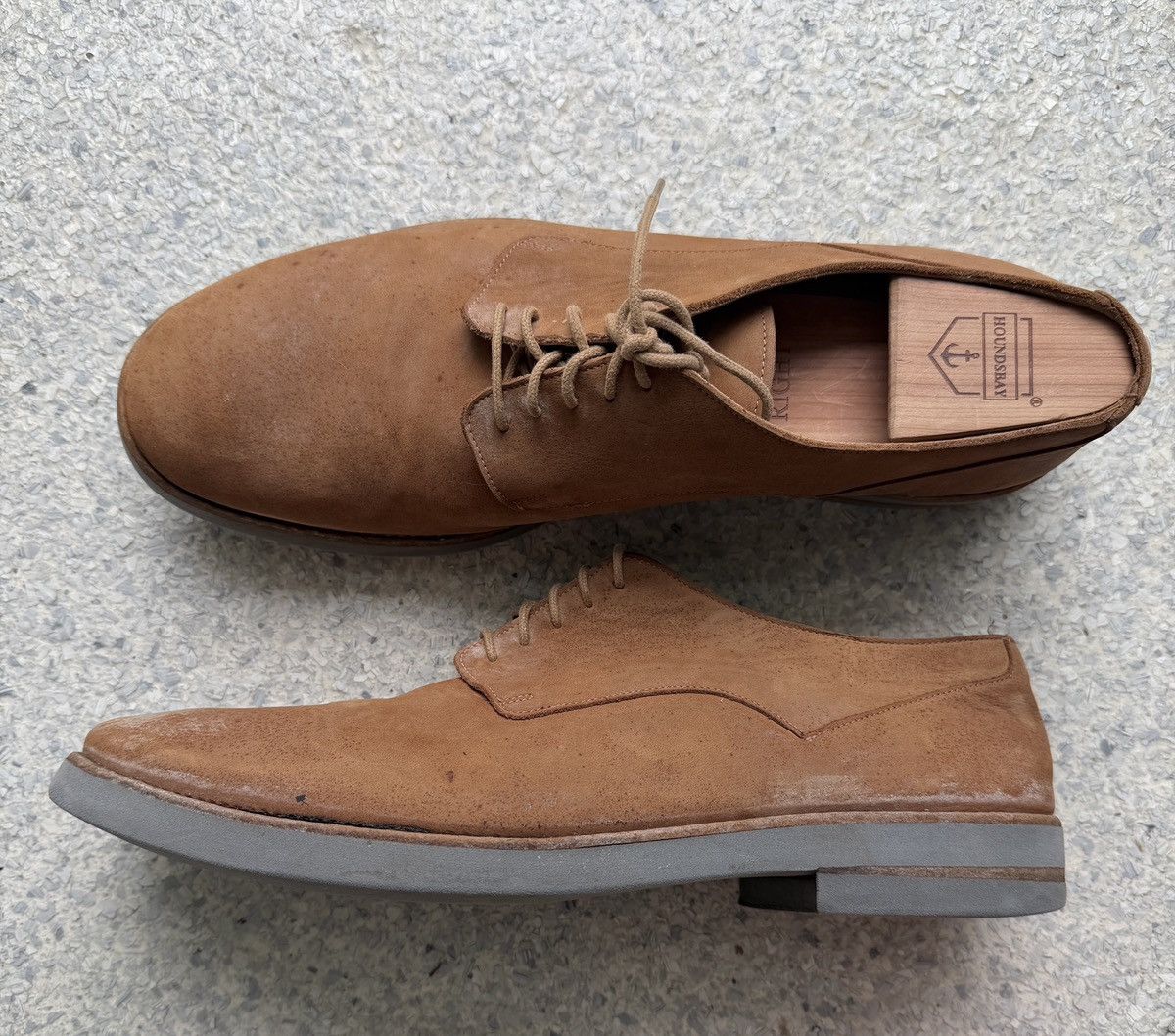 Maison Margiela Maison Martin Margiela 22 Distressed Suede Derby Size 45 Size US 12 / EU 45 - 1 Thumbnail