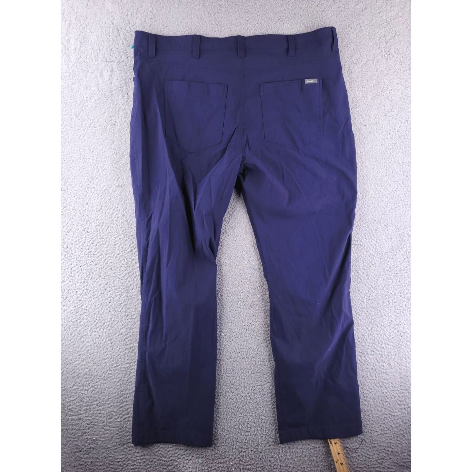 Eddie Bauer Eddie Bauer Pants Mens 40x30 Blue Tech Nylon Stretch Bootcut Outdoor Chino Style Mens Size US 40 / EU 56 - 7 Thumbnail