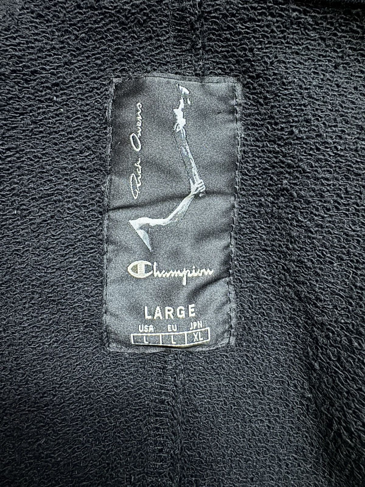 Champion × Rick Owens Rick Owens x Champion Mountain hoodie Size US L / EU 52-54 / 3 - 6 Thumbnail