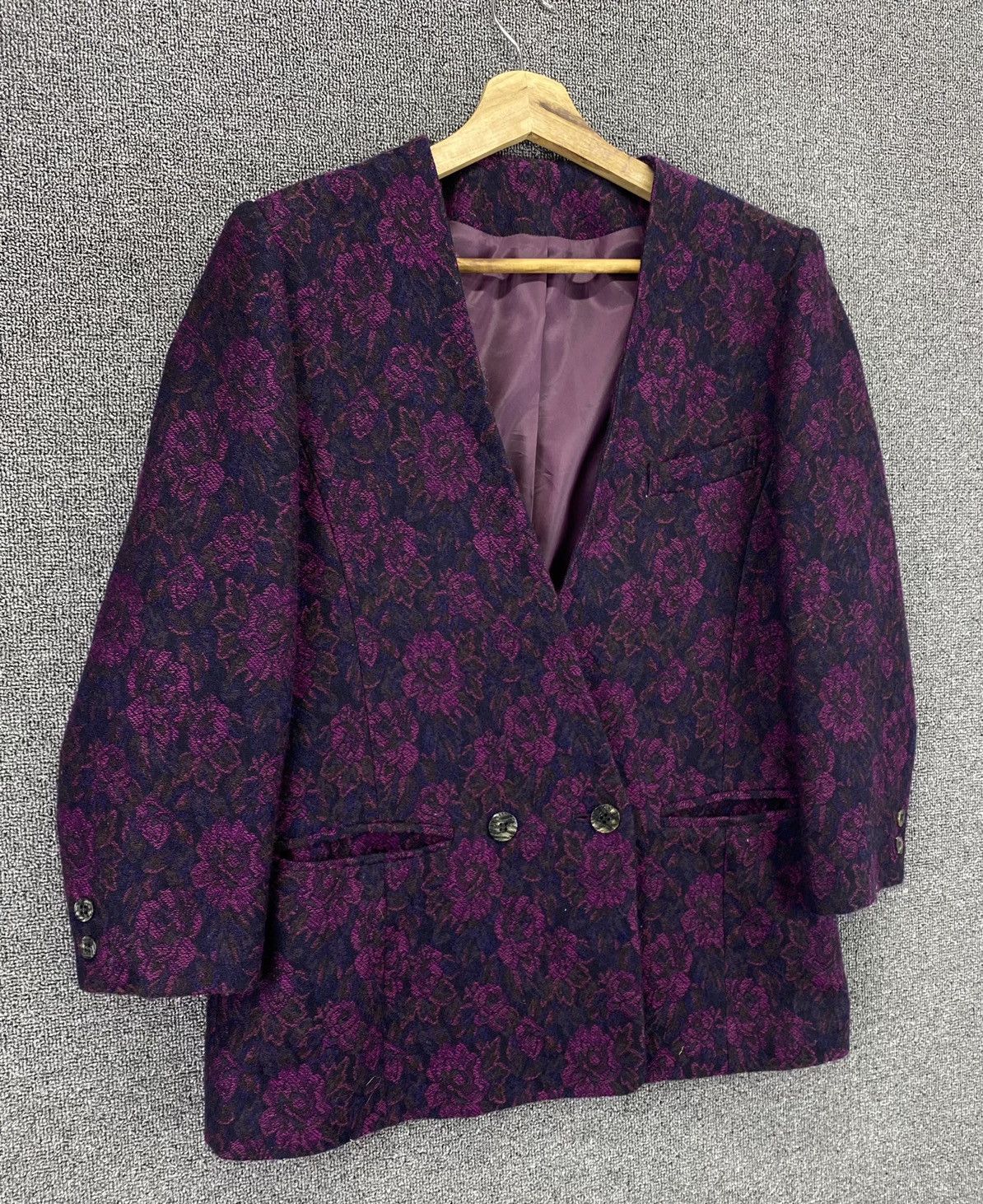 Japanese Brand Vintage Japanese Flowering Cardigan Coat Jacket Size M / US 6-8 / IT 42-44 - 2 Thumbnail