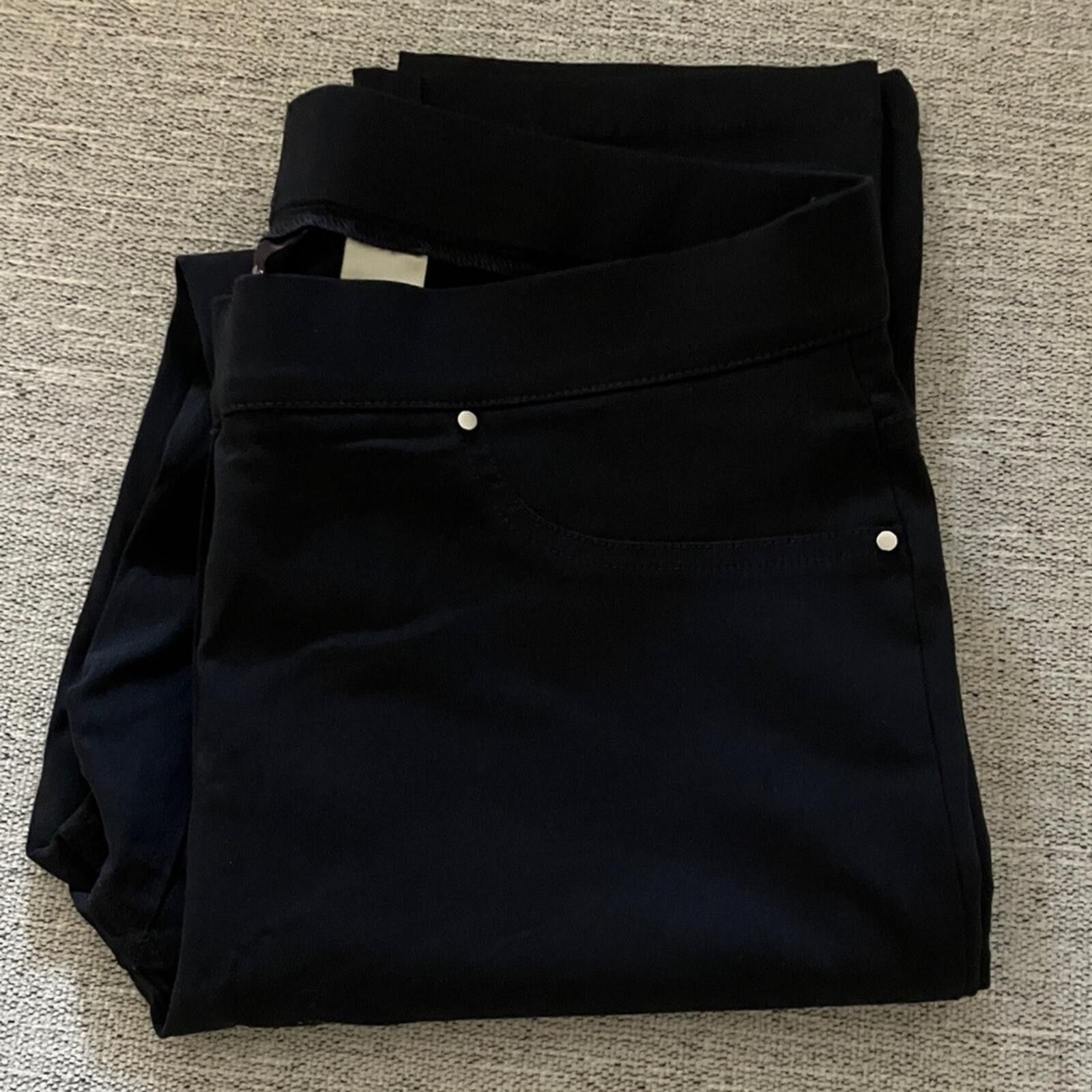 Other NWOT Rafaella Black Straight Leg Women's Pants Size 30" / US 8 / IT 44 - 8 Thumbnail