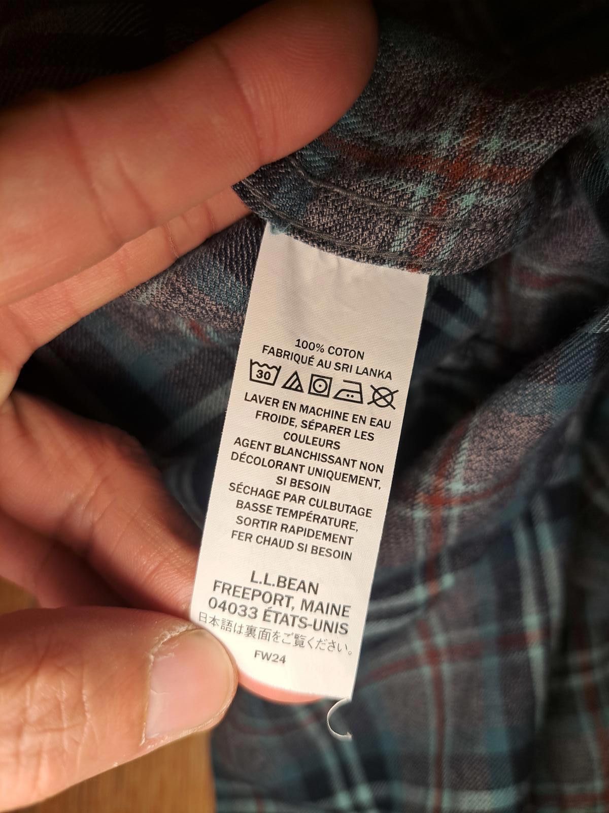 L.L. Bean LL Bean Button Up Flannel Shirt Mens Medium Multicolor Plaid Size US M / EU 48-50 / 2 - 3 Thumbnail