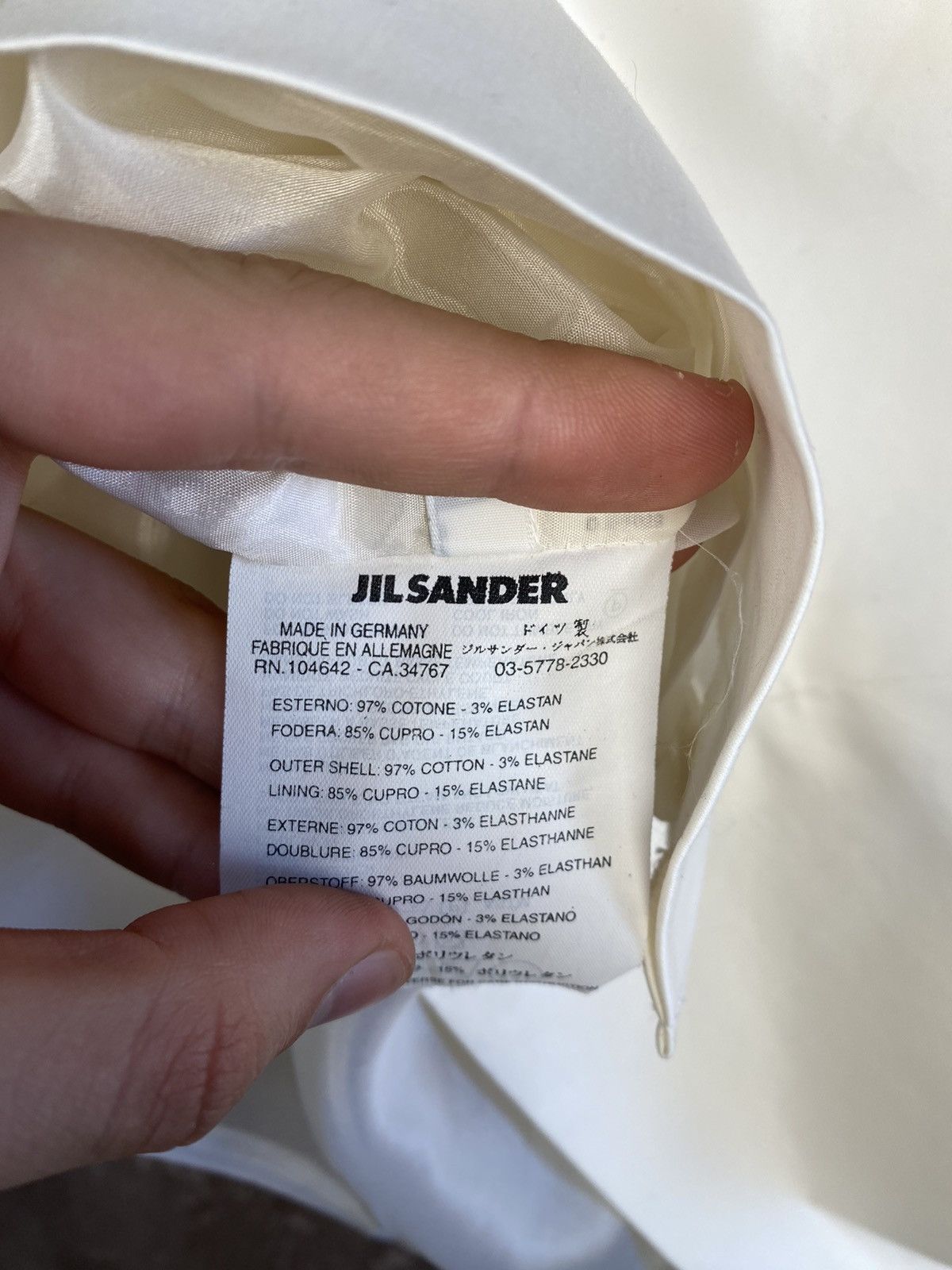 Jil Sander Womens Jil Sander Minimalist Midi Skirt Size 27" / US 4 / IT 40 - 6 Thumbnail