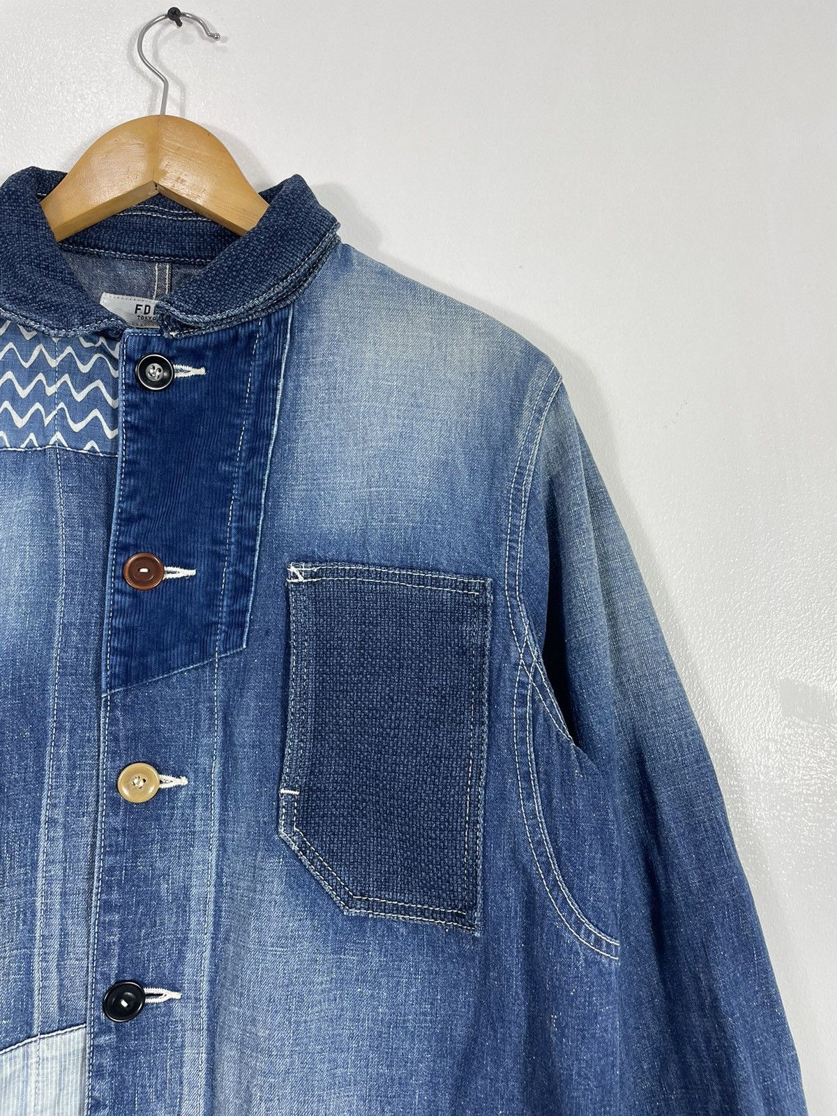 FDMTL × Japanese Brand FDMTL PATCHWORK COVERALL JACKET 2 YEAR WASH Size US M / EU 48-50 / 2 - 5 Thumbnail