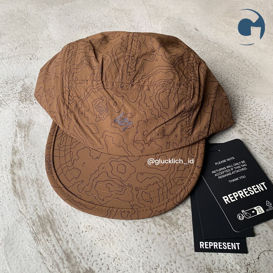 Other Represent 247, Contour Run Cap in Rust Size ONE SIZE - 3 Thumbnail