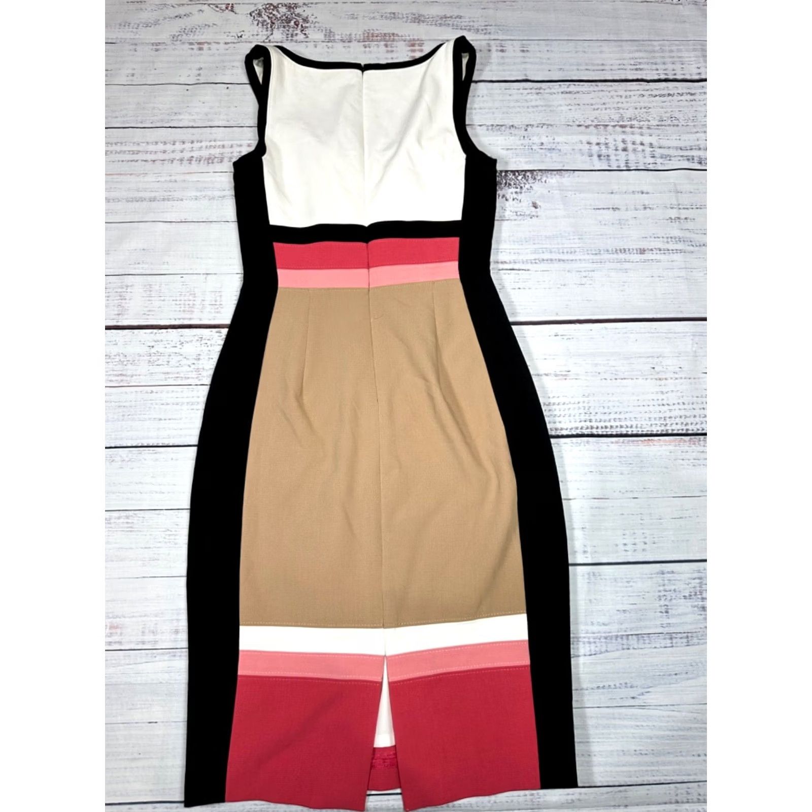 White House Black Market White House Black Market Sheath Tank Dress Sz 00 Black Multicolor Knee Length Tank Dress Womens 00 Flaws Stains Shoes Ships Today Size XXS / US 00 / IT 34 - 4 Thumbnail