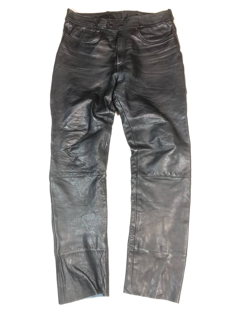 Vintage Leder Vintage Arizona Biker Moto Leather Pants Size US 36 / EU 52 - 1 Thumbnail