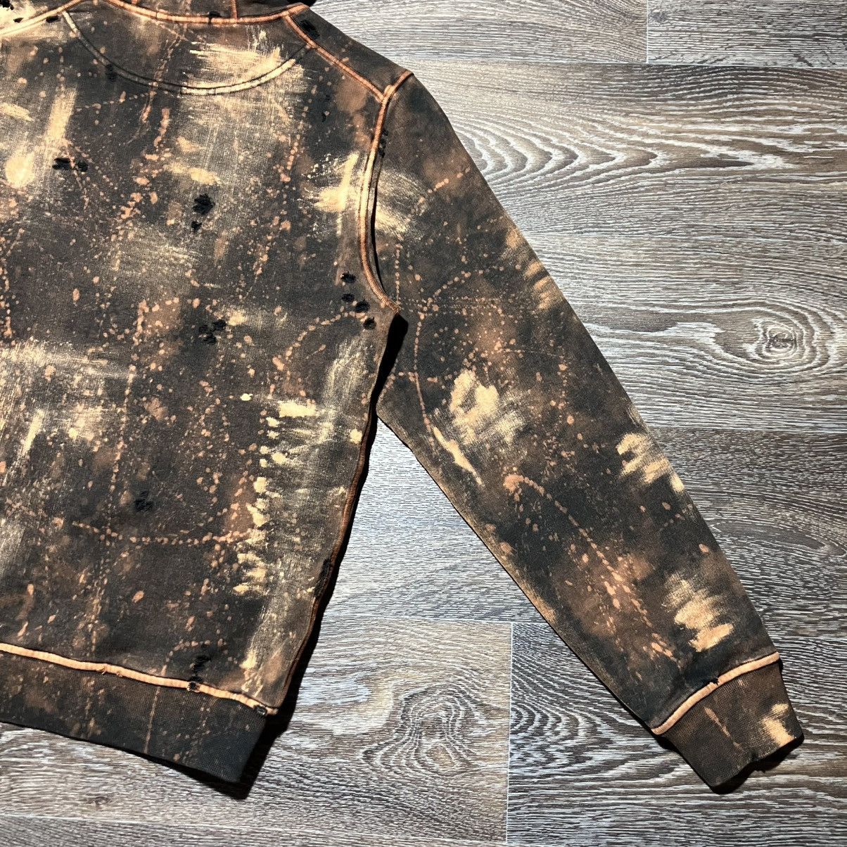 Stone Island Custom🔥 STONE ISLAND Junior Wind Rose Logo Distressed Hoodie Size US S / EU 44-46 / 1 - 25 Thumbnail