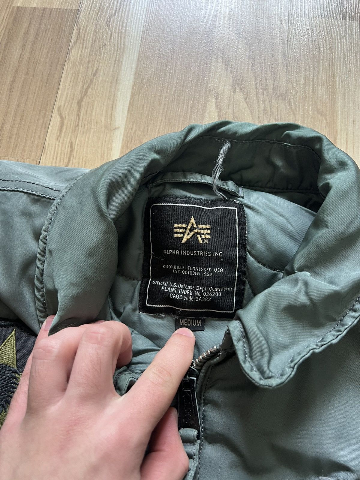 Alpha Industries Vintage Alpha Industries CWU 45/P Army Flight Bomber Jacket Size US M / EU 48-50 / 2 - 5 Thumbnail