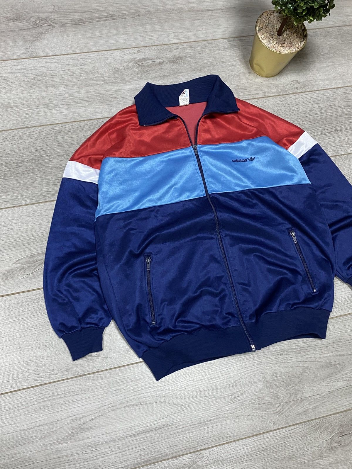 Vintage Adidas West Germany Bozberg vintage zip track jacket stripes Size US XL / EU 56 / 4 - 7 Thumbnail