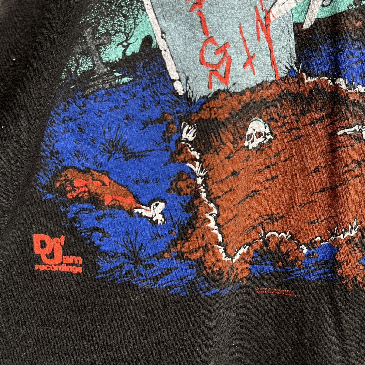 Band Tees Vintage rare 80s SLAYER band tee def jam records Size US S / EU 44-46 / 1 - 5 Thumbnail