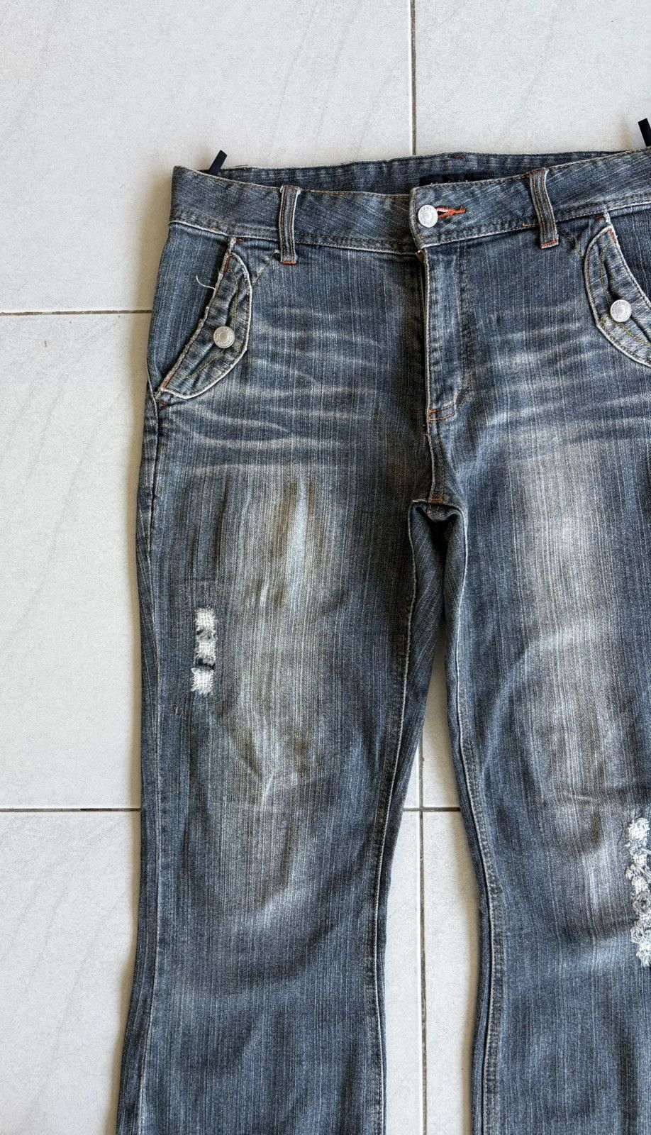 Japanese Brand Japanese Browdwin Johnpionir Flared Jeans Streetwear Denim Size US 32 / EU 48 - 5 Thumbnail