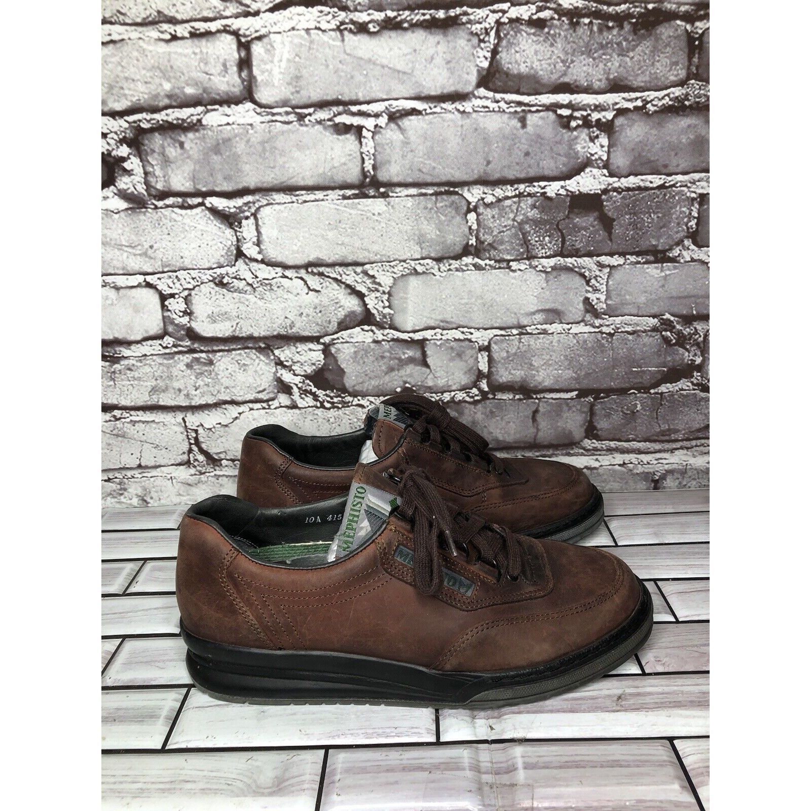 Mephisto Mephisto Runoff Air-Jet System Brown Leather Sneaker Shoes W Size US 8 / IT 38 - 15 Thumbnail