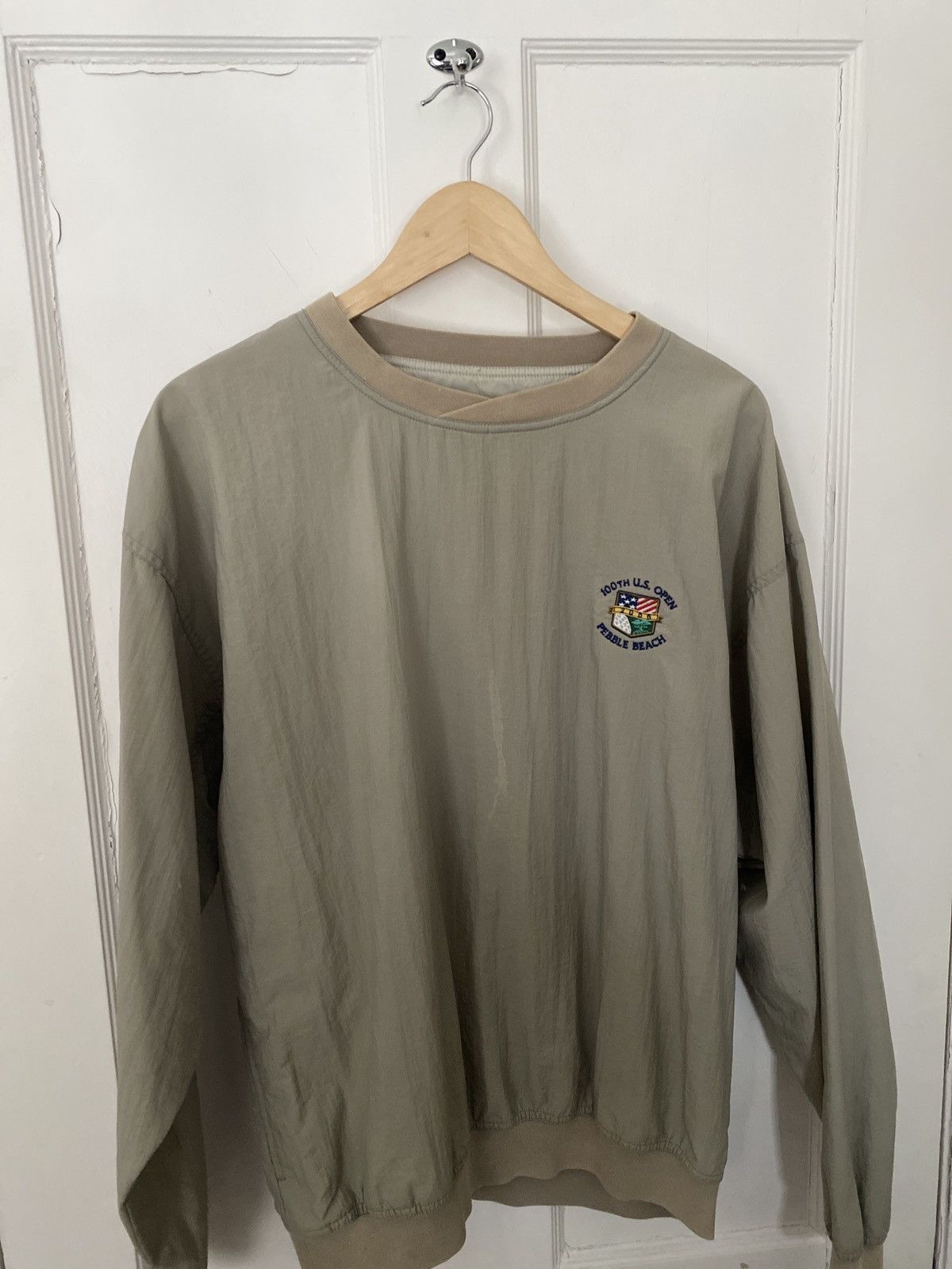 image of Gear For Sports 100Th Us Open Pebble Beach Wind Breaker in Grey, Men's (Size Medium)