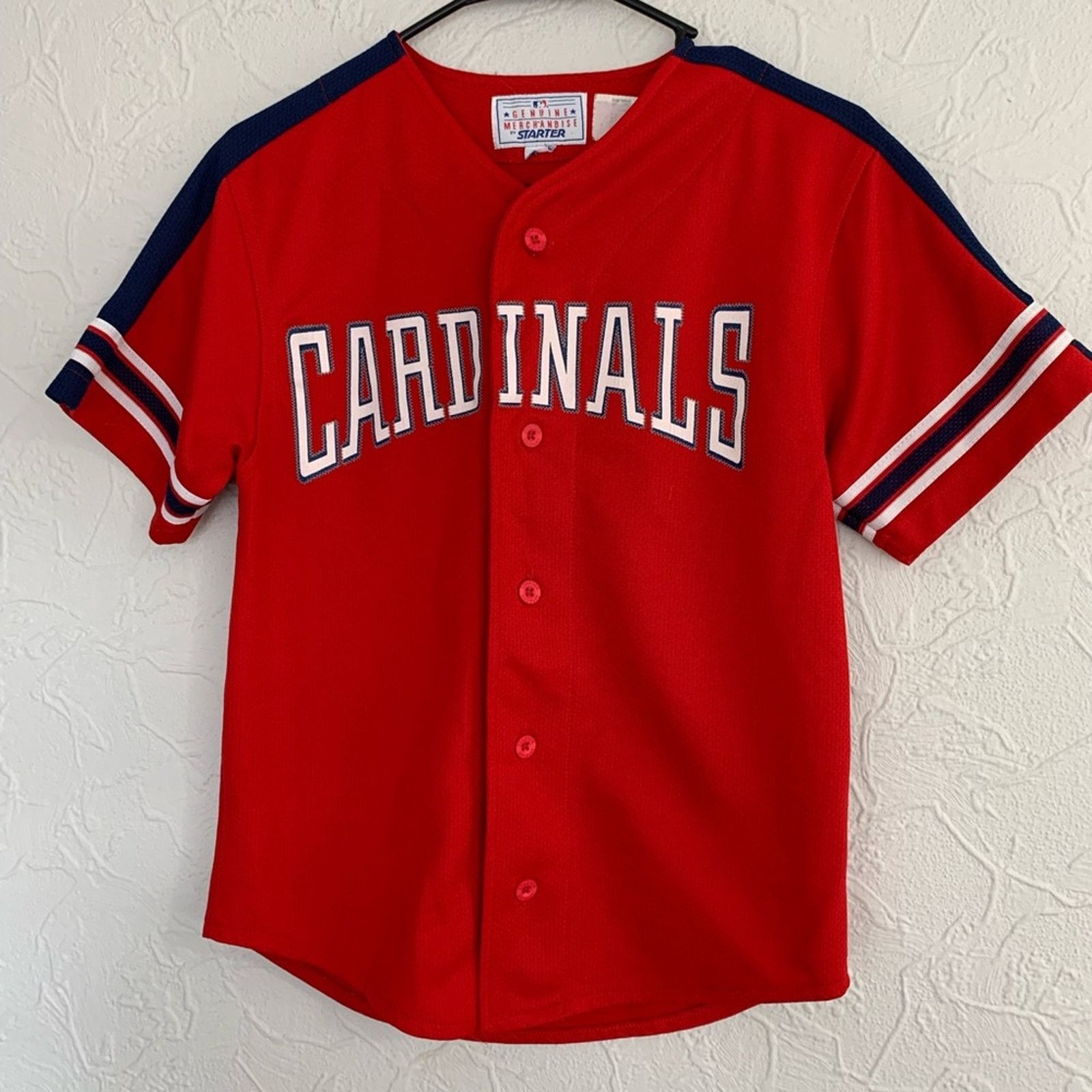 Starter VINTAGE MARK MCGWIRE CARDINALS STARTER JERSEY SZ YOUTH M Size US XXS / EU 40 - 1 Thumbnail