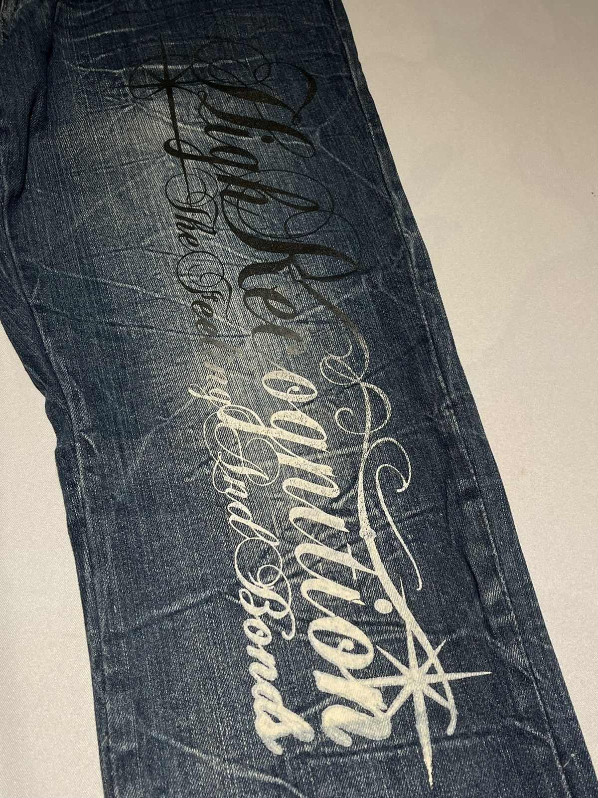 Japanese Brand × Vintage Japanese Brand Wild Life Distressed Denim Pant Size US 32 / EU 48 - 6 Thumbnail