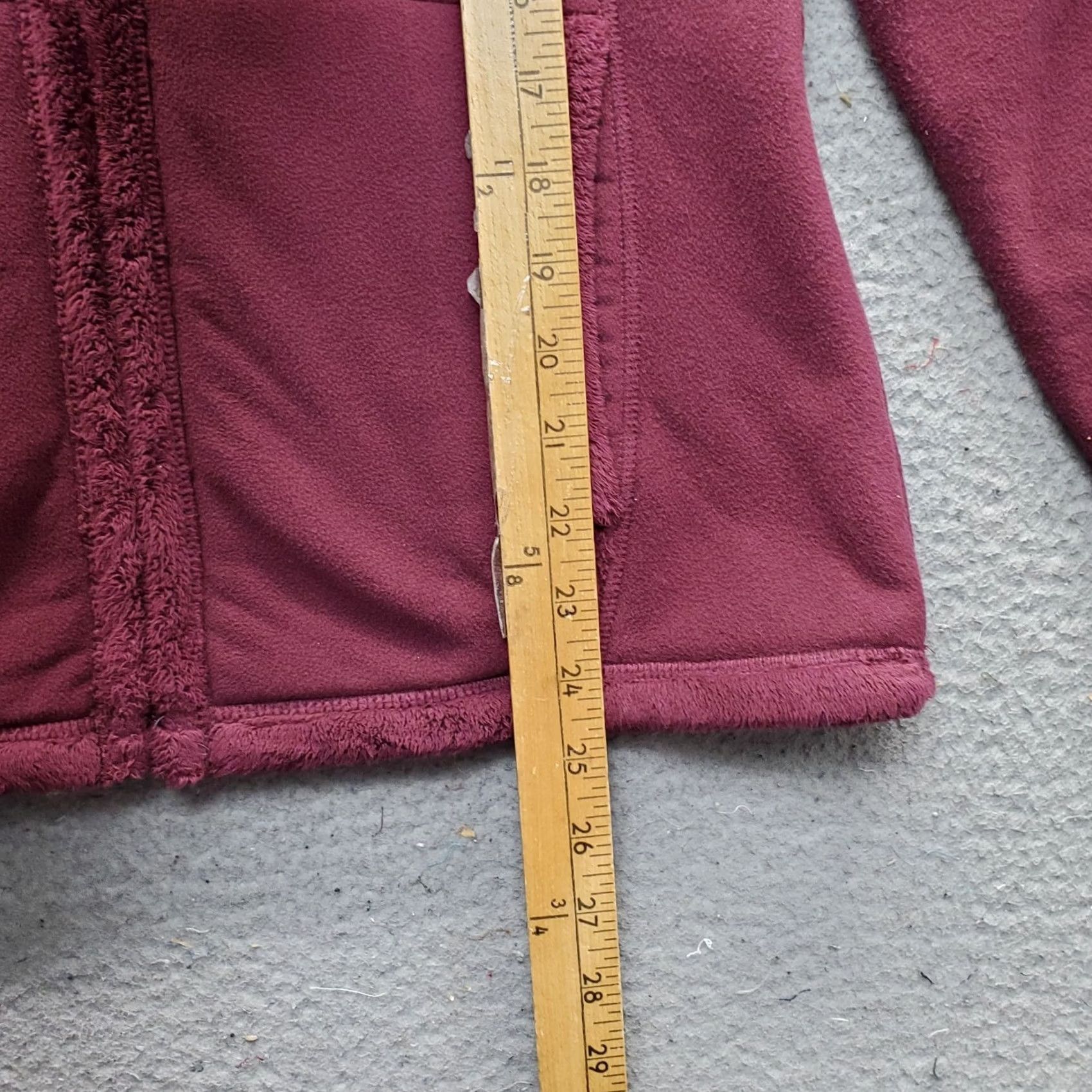 The North Face The North Face Jacket Womens M Burgundy Fuzzy Berry Fleece Sherpa Lined Full Zip Size M / US 6-8 / IT 42-44 - 4 Thumbnail