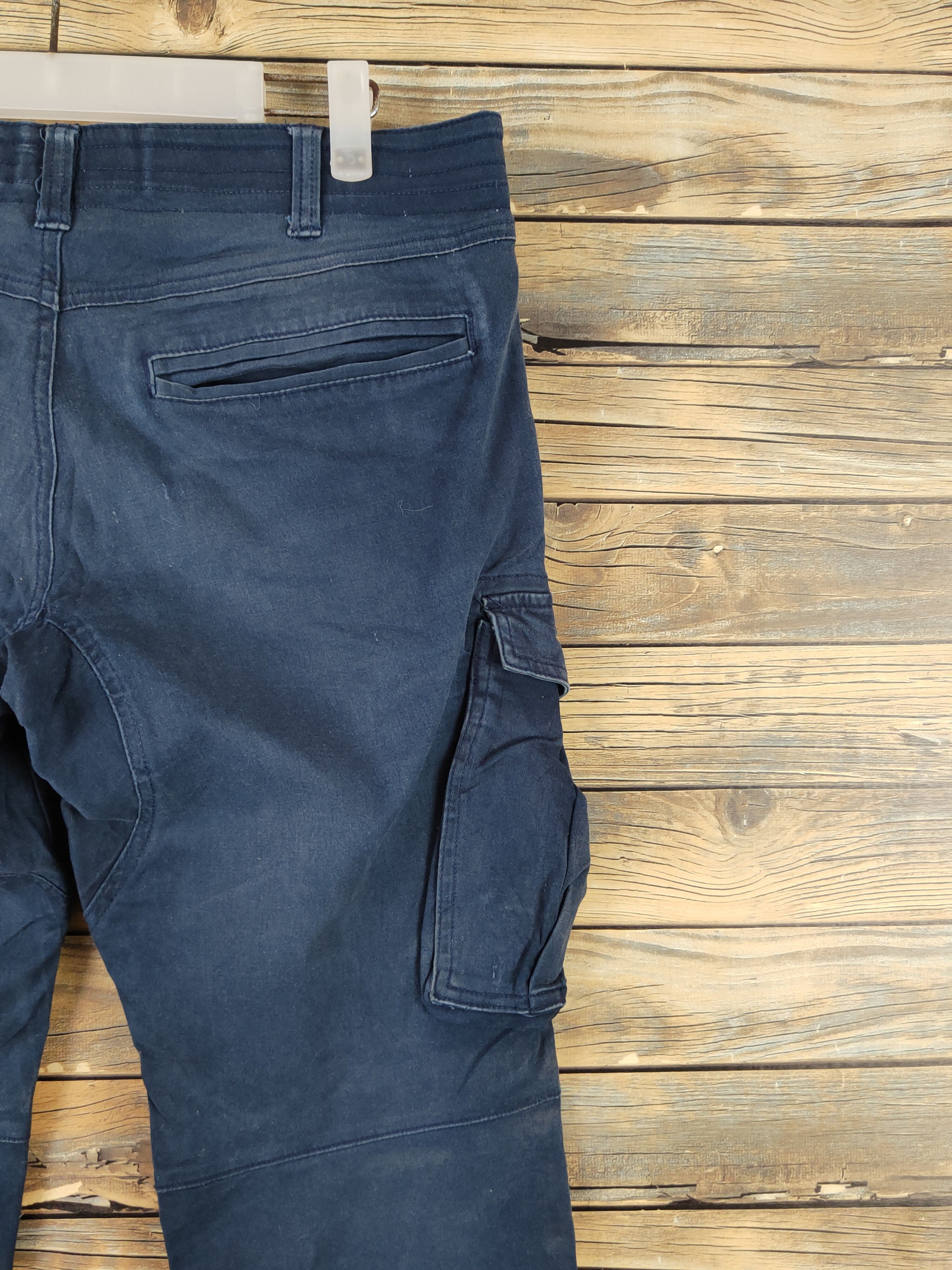 Japanese Brand Geride Navy Multipocket Tactical Cargo Pants #W1313 Size US 32 / EU 48 - 10 Thumbnail