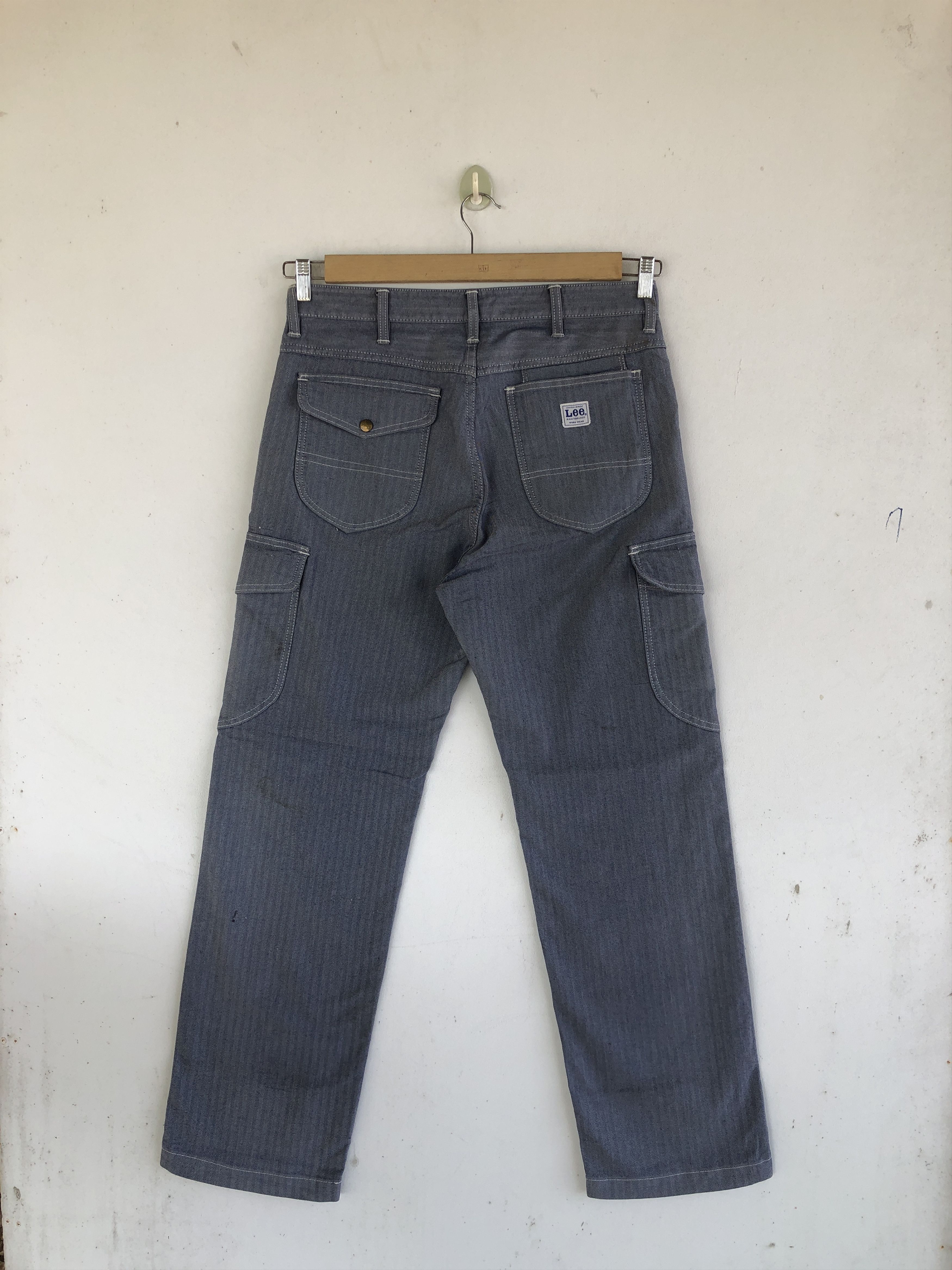 Lee Vintage Lee Carpenter Cargo Pants Lee Multi Pocket Trousers Size US 34 / EU 50 - 1 Thumbnail