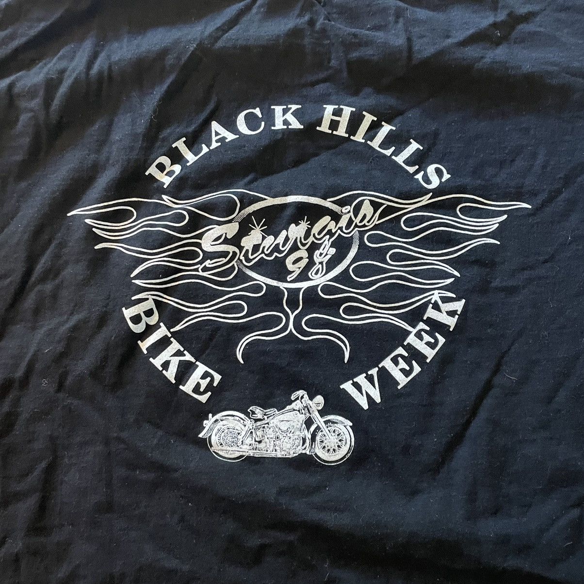 Harley Davidson × Vintage Vintage 1998 Sturgis Skill Tee Size US XL / EU 56 / 4 - 4 Thumbnail