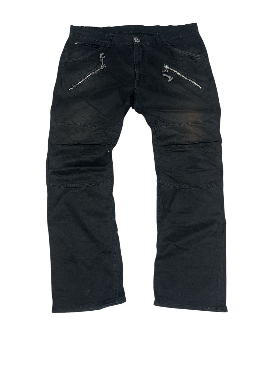 Lee Over Size Vintage Lee Cowboy buckle back Zipper Pants Size US 43 - 1 Thumbnail