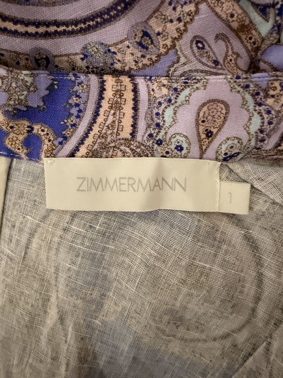 Zimmermann Zimmermann Paisley Mini Dress — Size 1 / US 6 — New Size S / US 4 / IT 40 - 7 Thumbnail