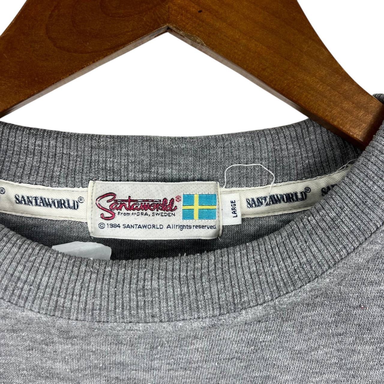 Vintage Vintage 1984 SANTAWORLD CAPTAIN Bow Wow Dog Sweatshirt Size L / US 10 / IT 46 - 9 Thumbnail