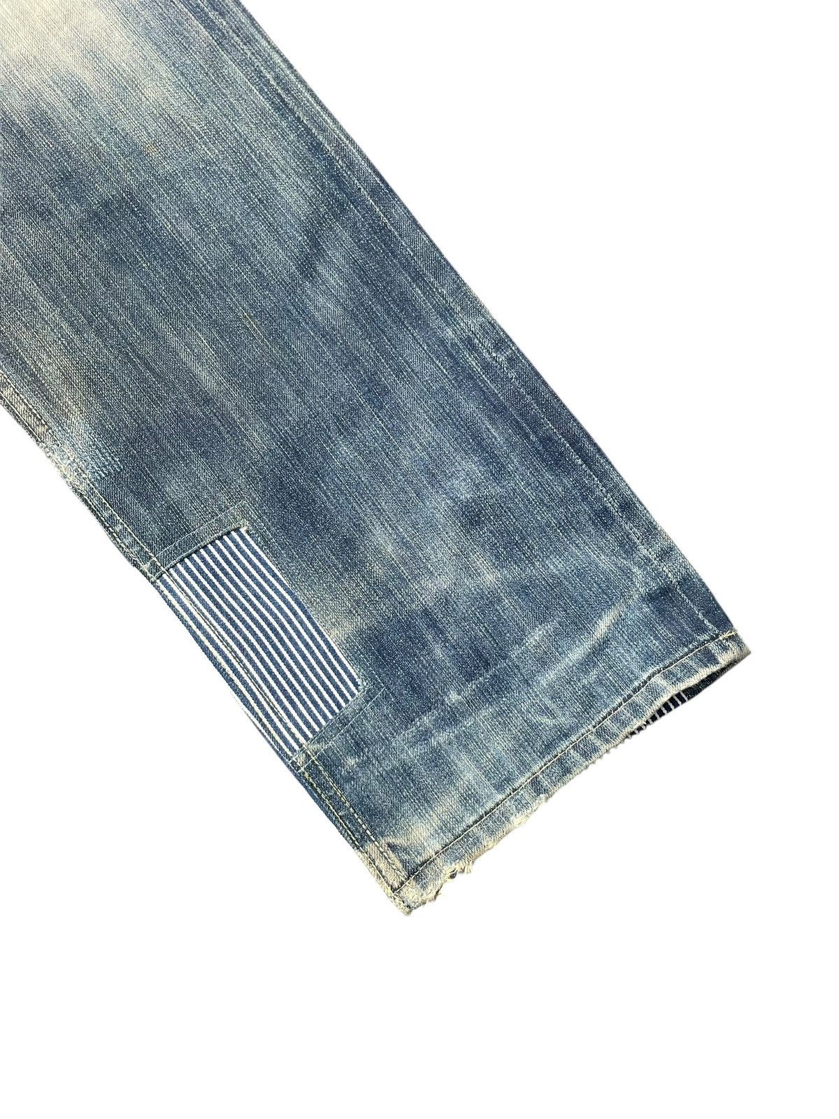Japanese Brand Lane Kieferner Selvedge Distresed Denim Size US 32 / EU 48 - 4 Thumbnail