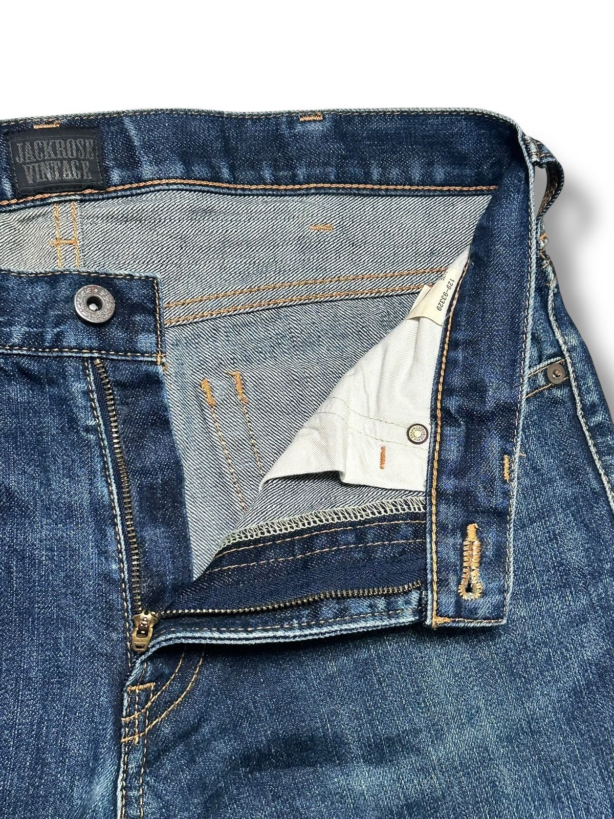 JACKROSE JACKROSE Vintage Y2K With Selvedge Straight Cut & Faded Wash Size US 33 - 11 Thumbnail
